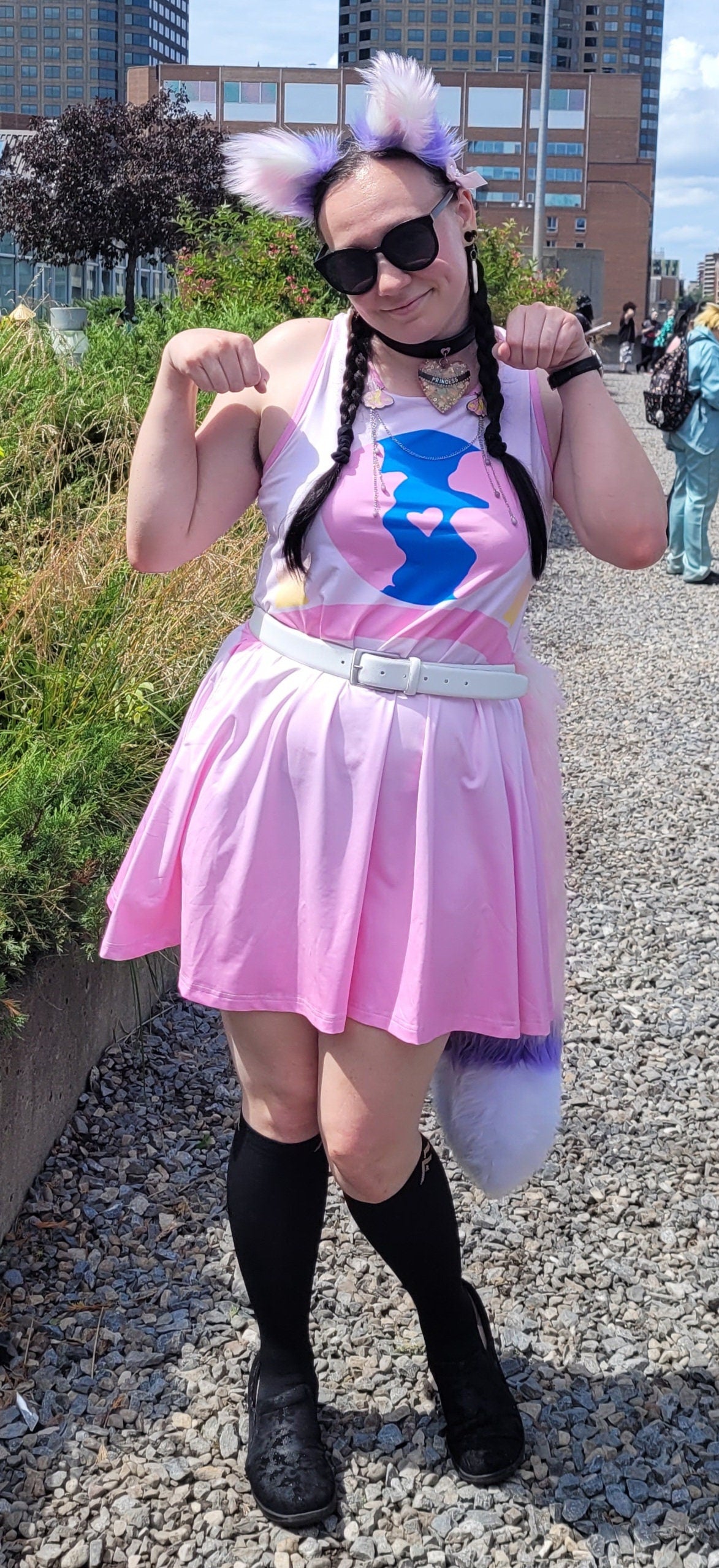 Pink World Is Mine Sleeveless Dress