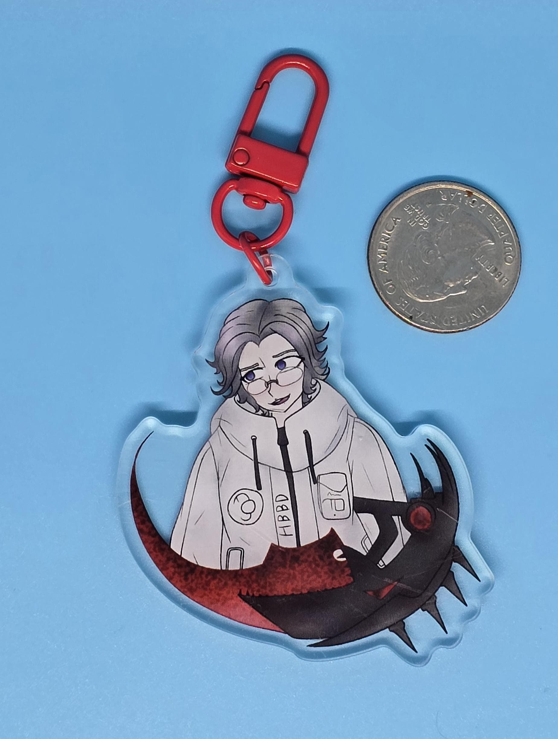 The Hundred Line Last Defense Academy Eito Aotsuki Acrylic Keychain