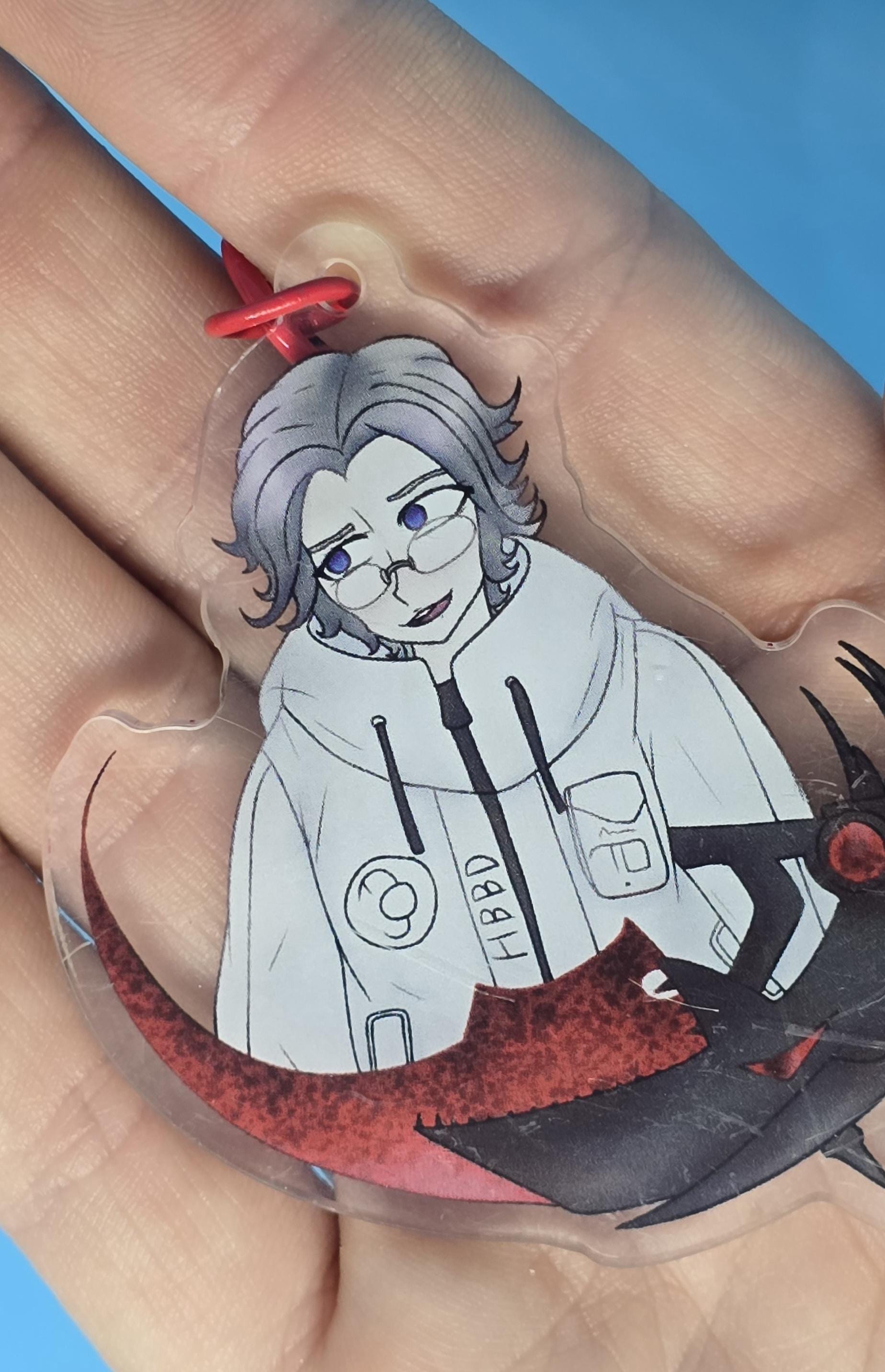 The Hundred Line Last Defense Academy Eito Aotsuki Acrylic Keychain