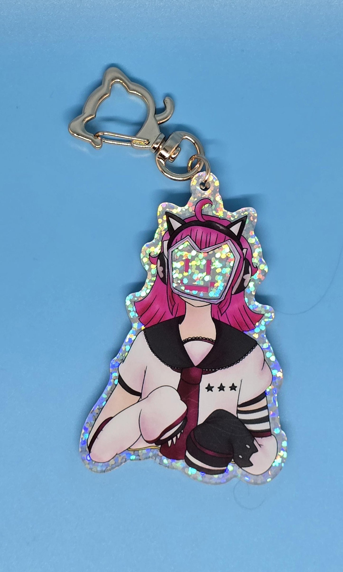 Love Live Nijigasaki Rina Tennouji Double-Sided Holo Keychain