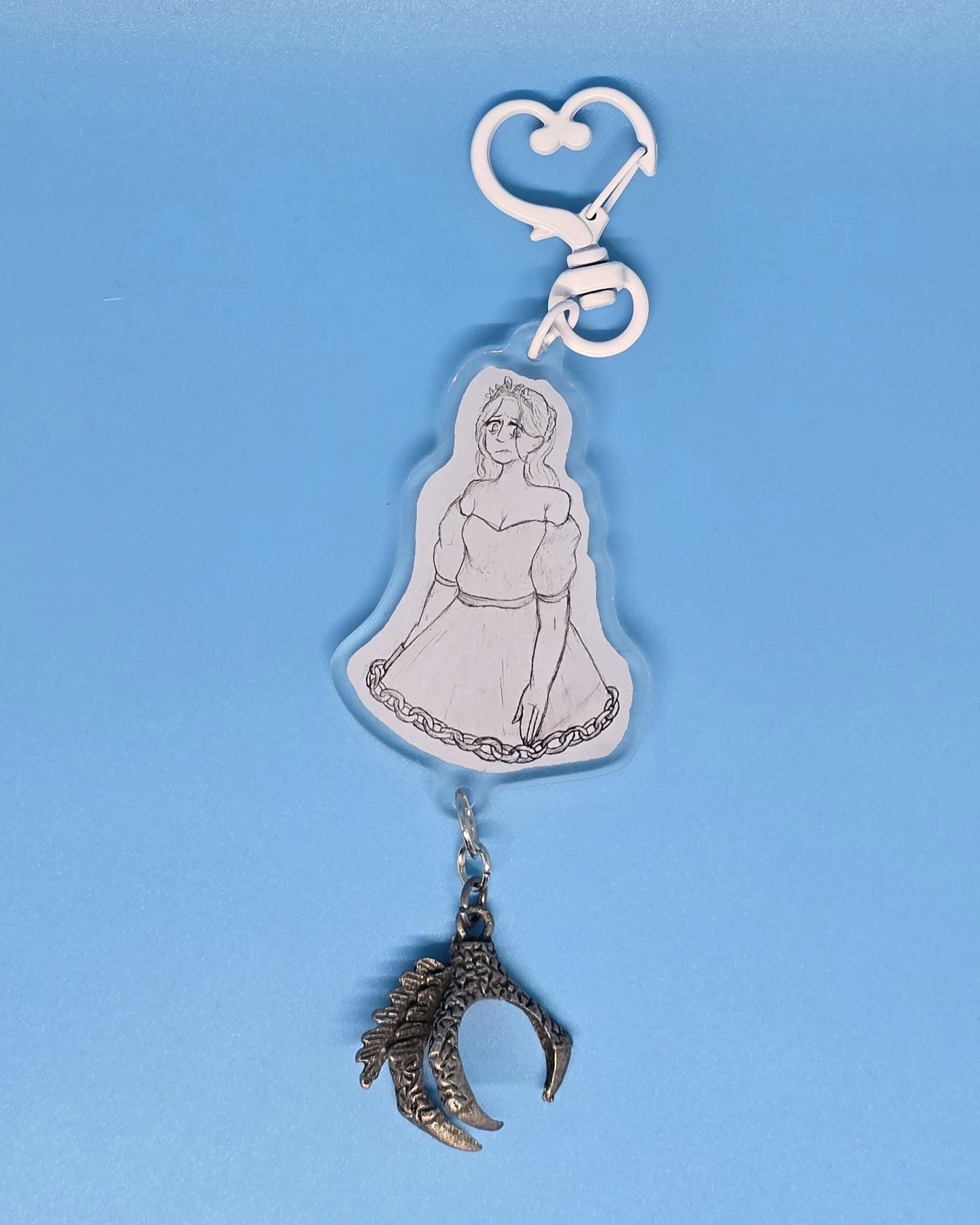 Slay The Princess Acrylic Keychain with Talon Charm