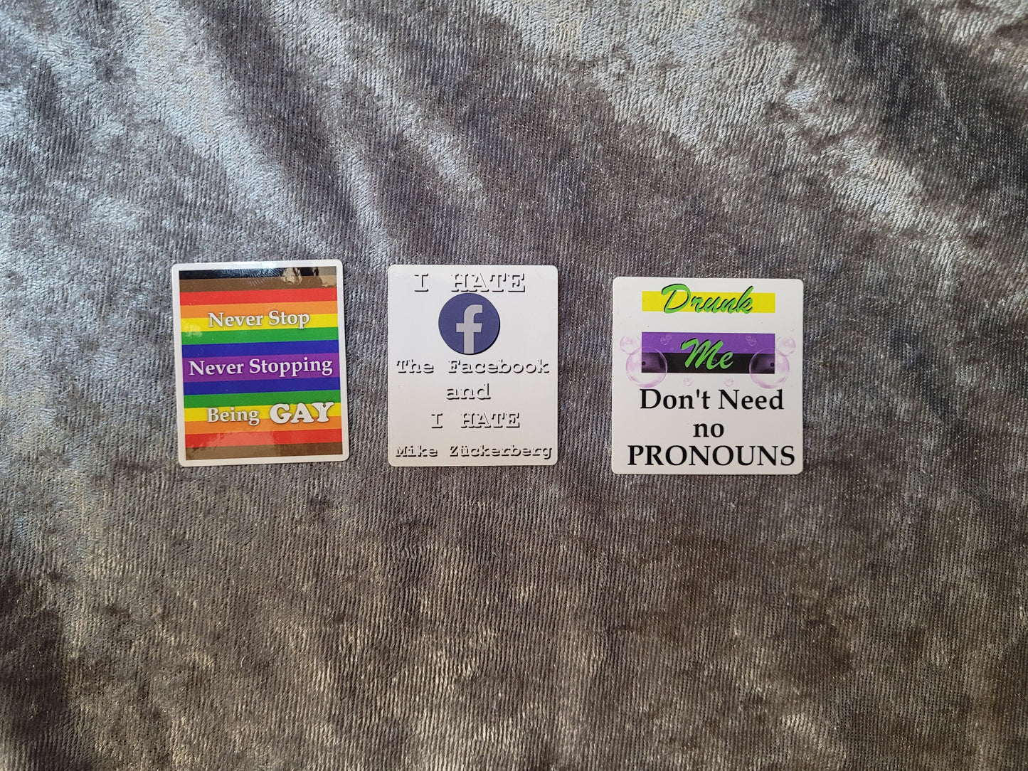 Meme Slogan Pin Badges And Stickers