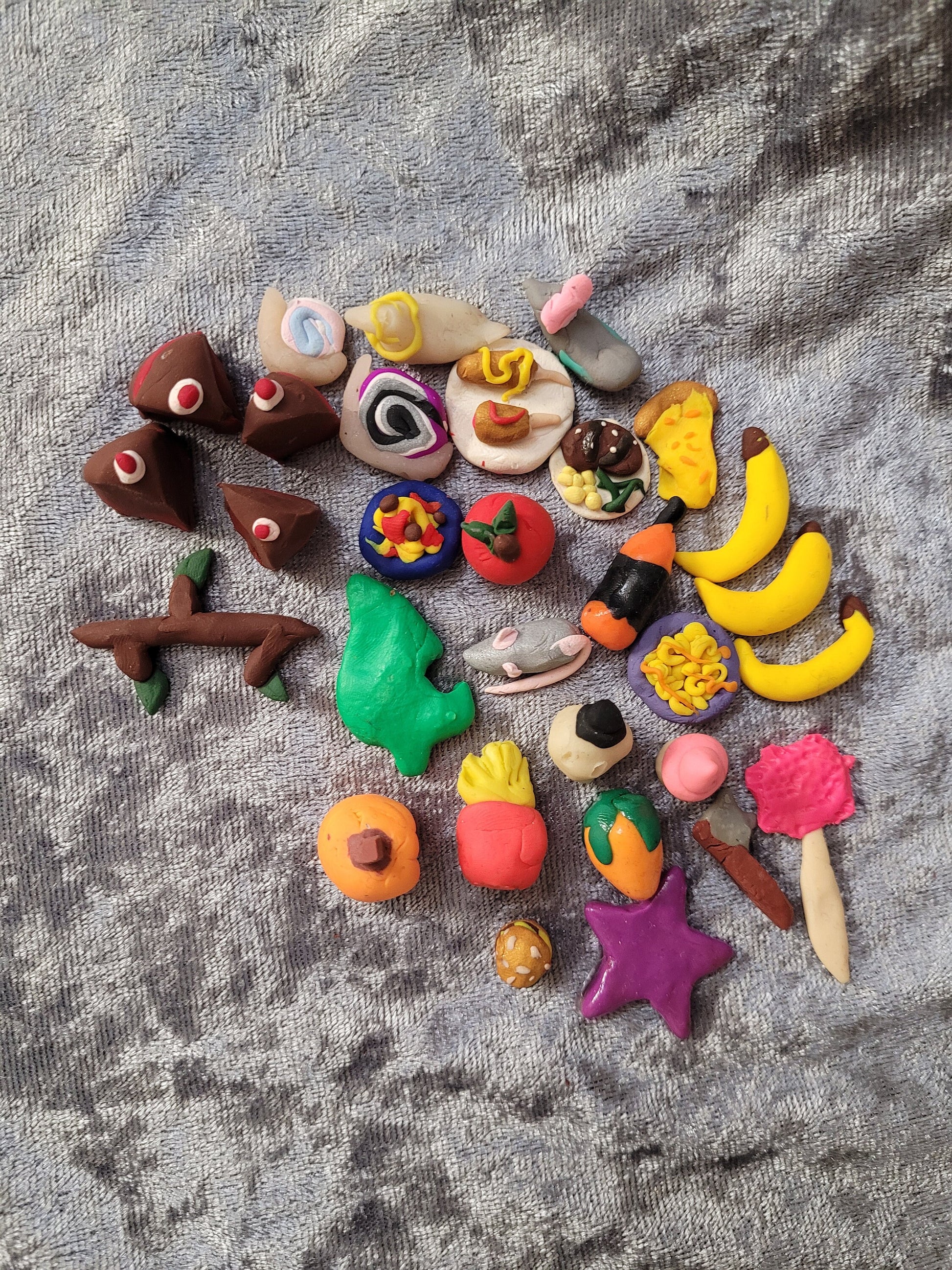 Polymer Clay Sculpture Grab Bags- Miniature Food, Animals, and More
