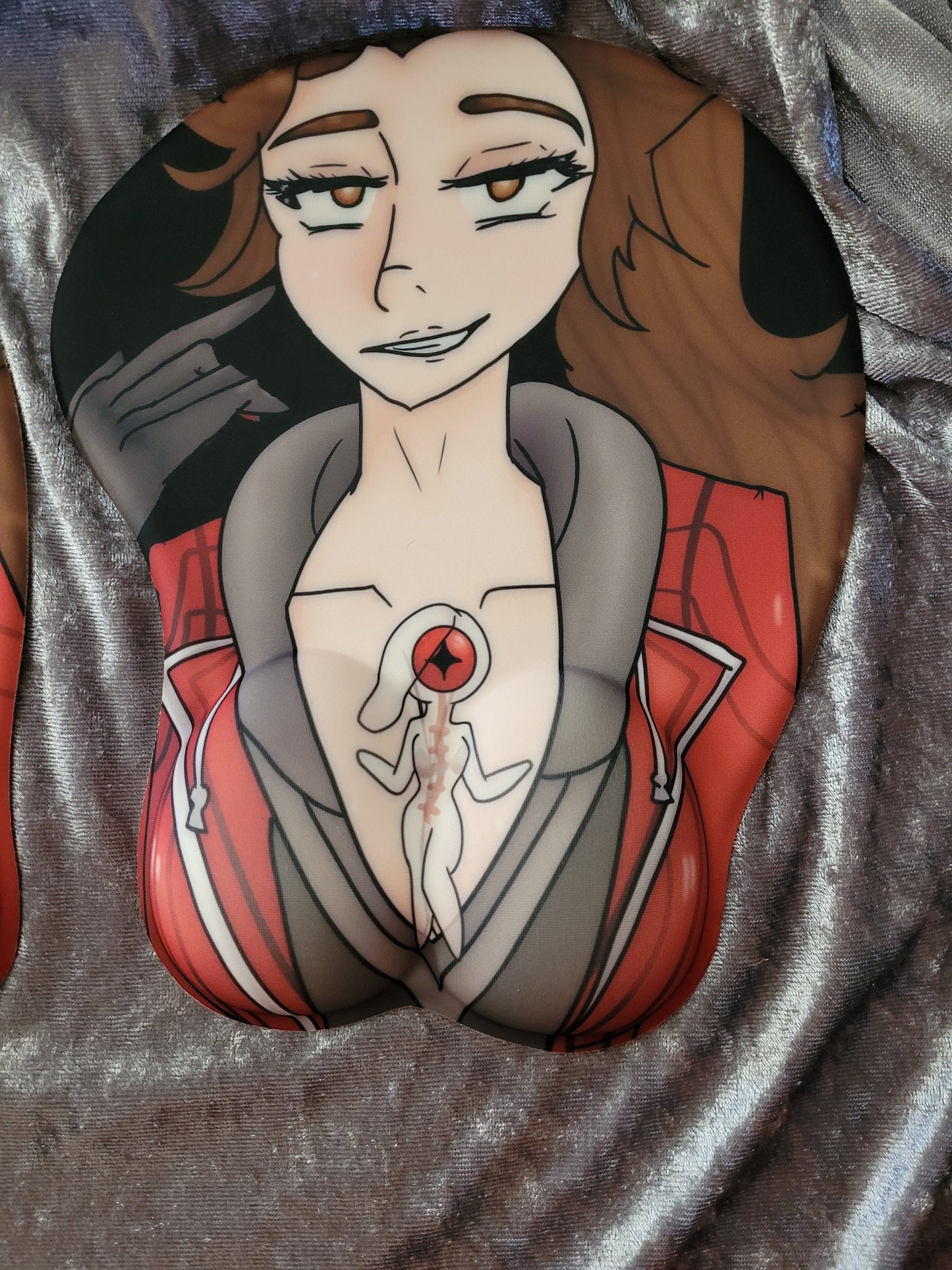 Ai The Somnium Files Boss Shizue Kuranushi Wrist Support (Tiddy) Mousepad