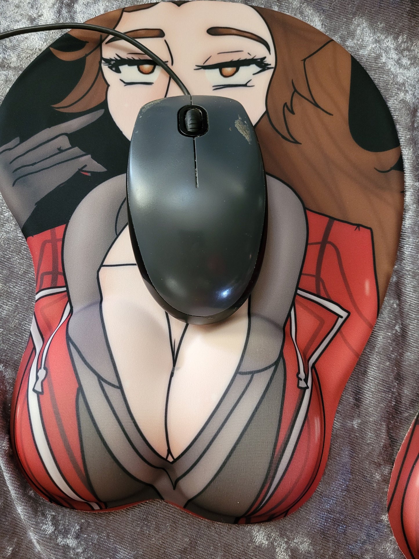 Ai The Somnium Files Boss Shizue Kuranushi Wrist Support (Tiddy) Mousepad