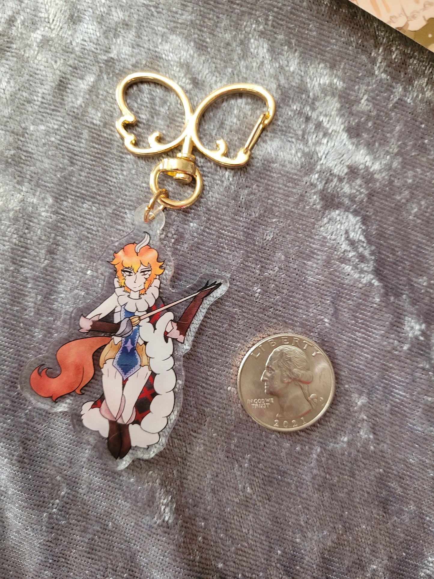 Magical Girl Raising Project Limited General Pukin Acrylic Keychain