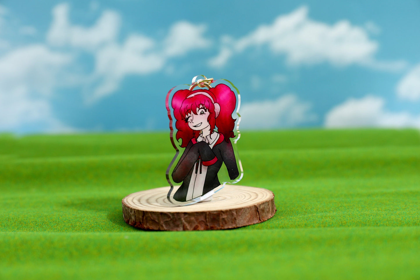 999 Zero Escape Clover Field Acrylic Keychain