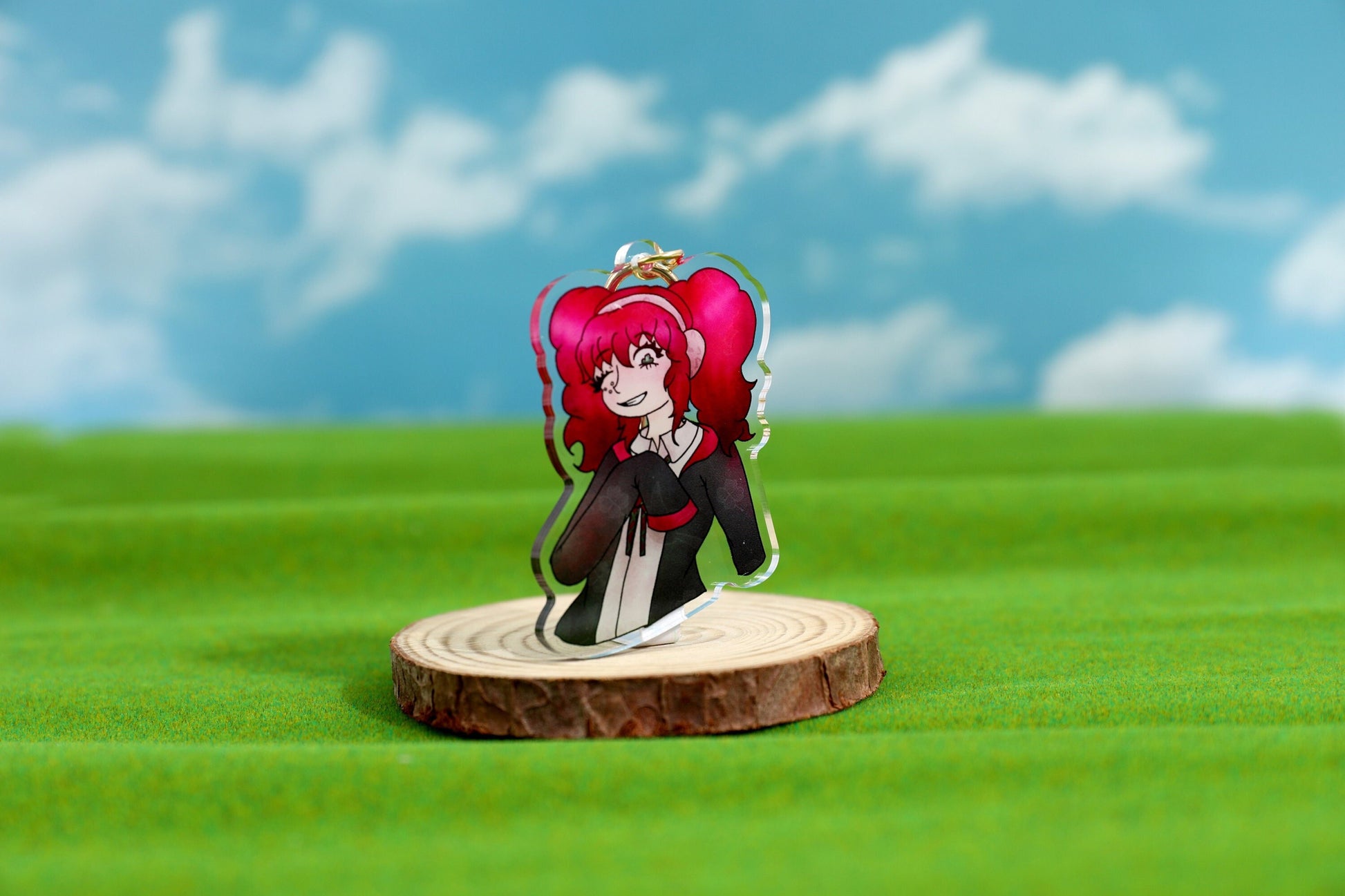 999 Zero Escape Clover Field Acrylic Keychain