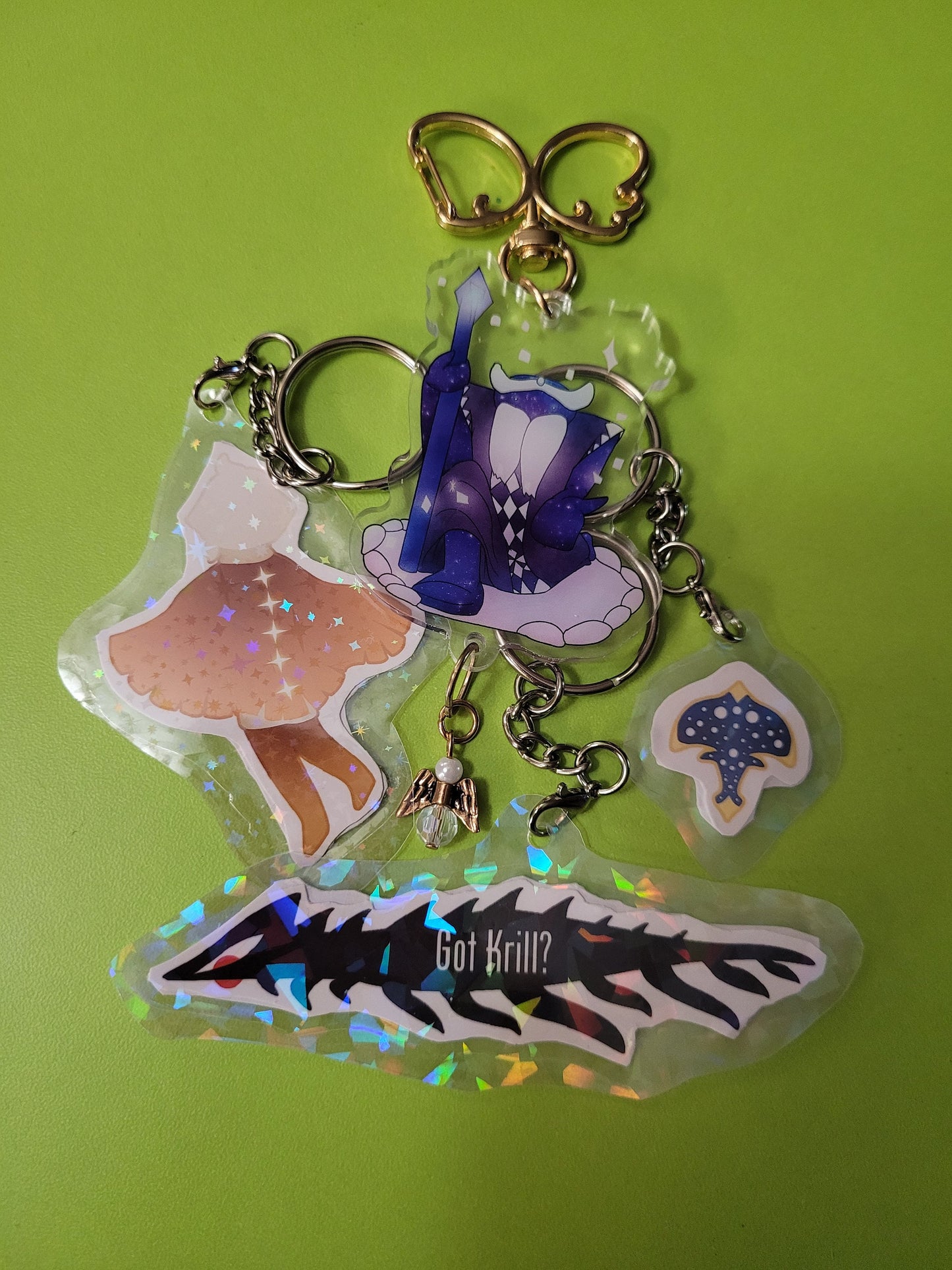 Sky Children Of The Light Acrylic Charm Attachment and Laminate Keychains
