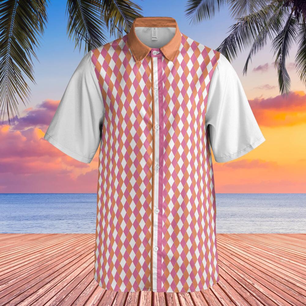 Lesbian Pride Button-Up Shirt