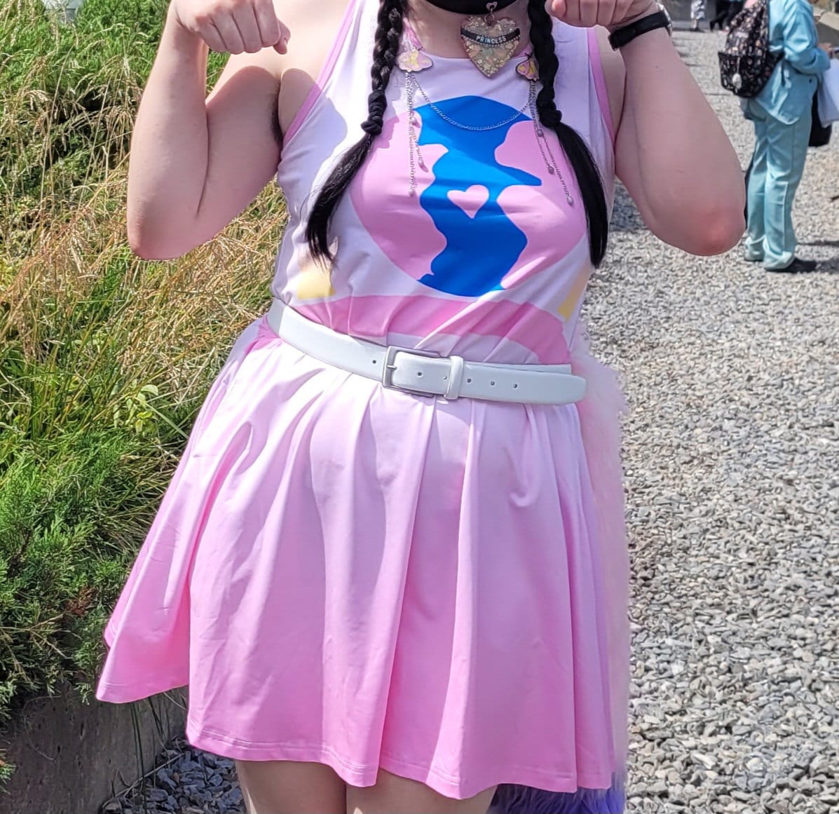 Pink World Is Mine Sleeveless Dress