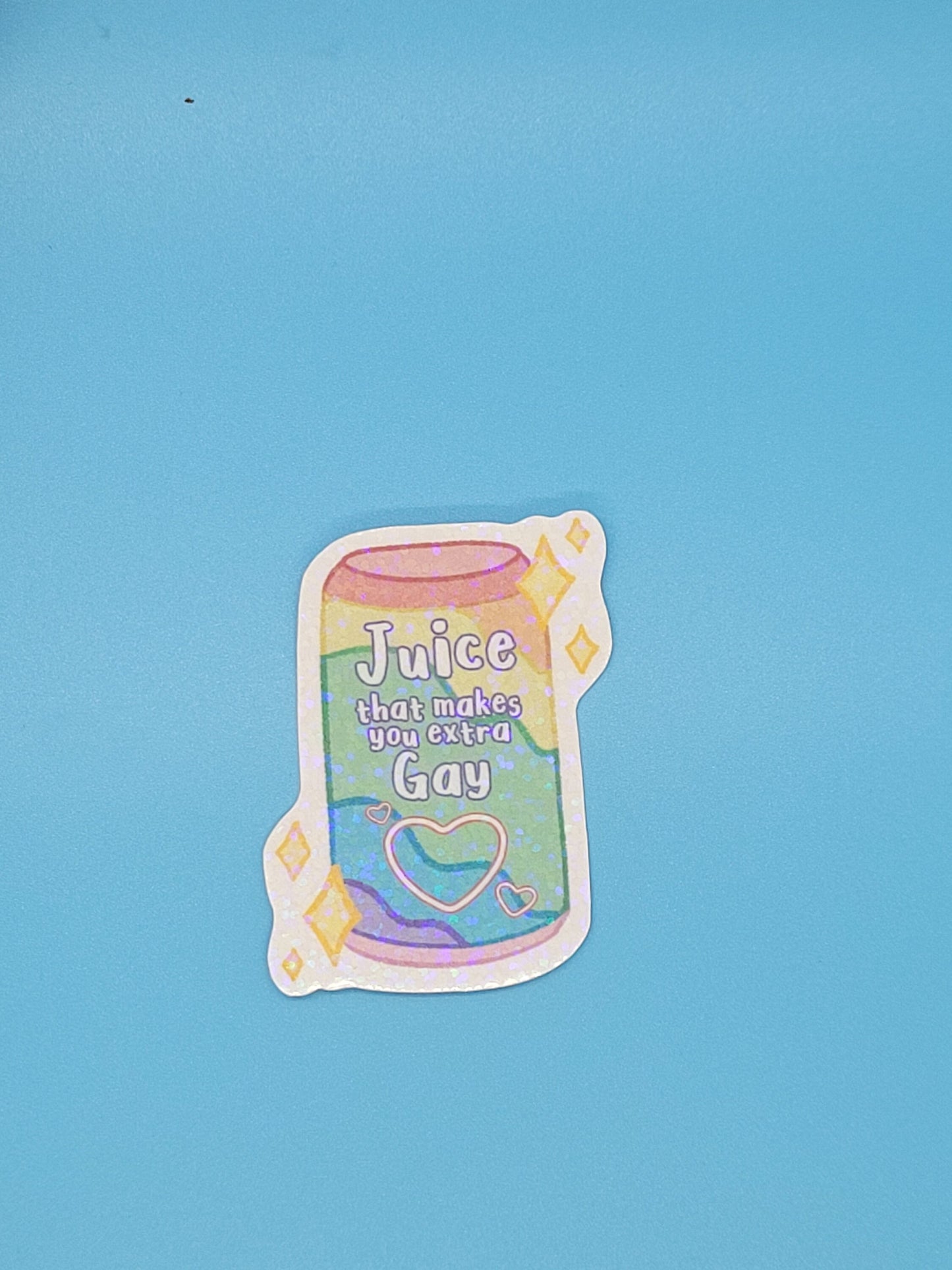 Transformation Juice Holographic Stickers