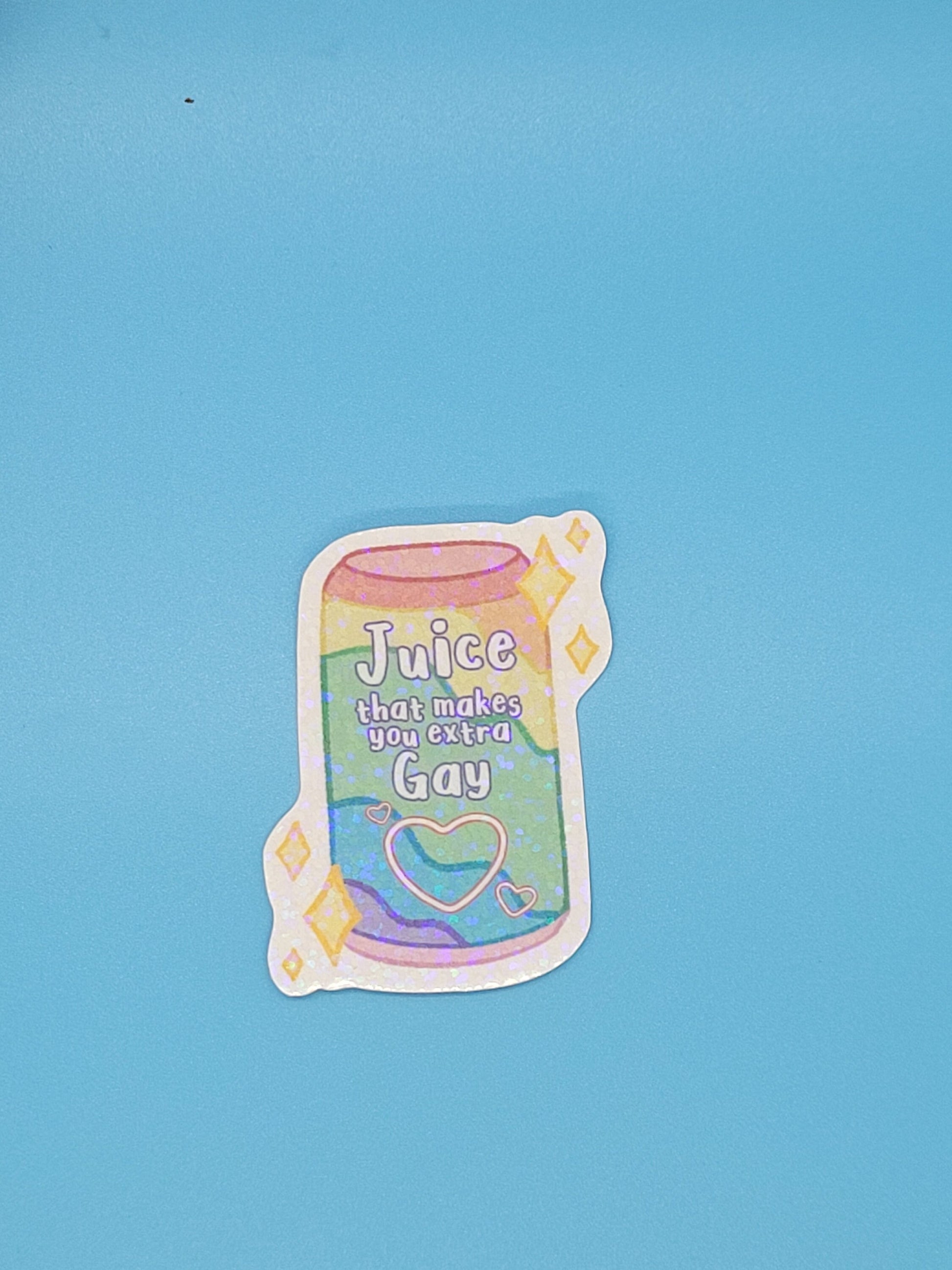Transformation Juice Holographic Stickers