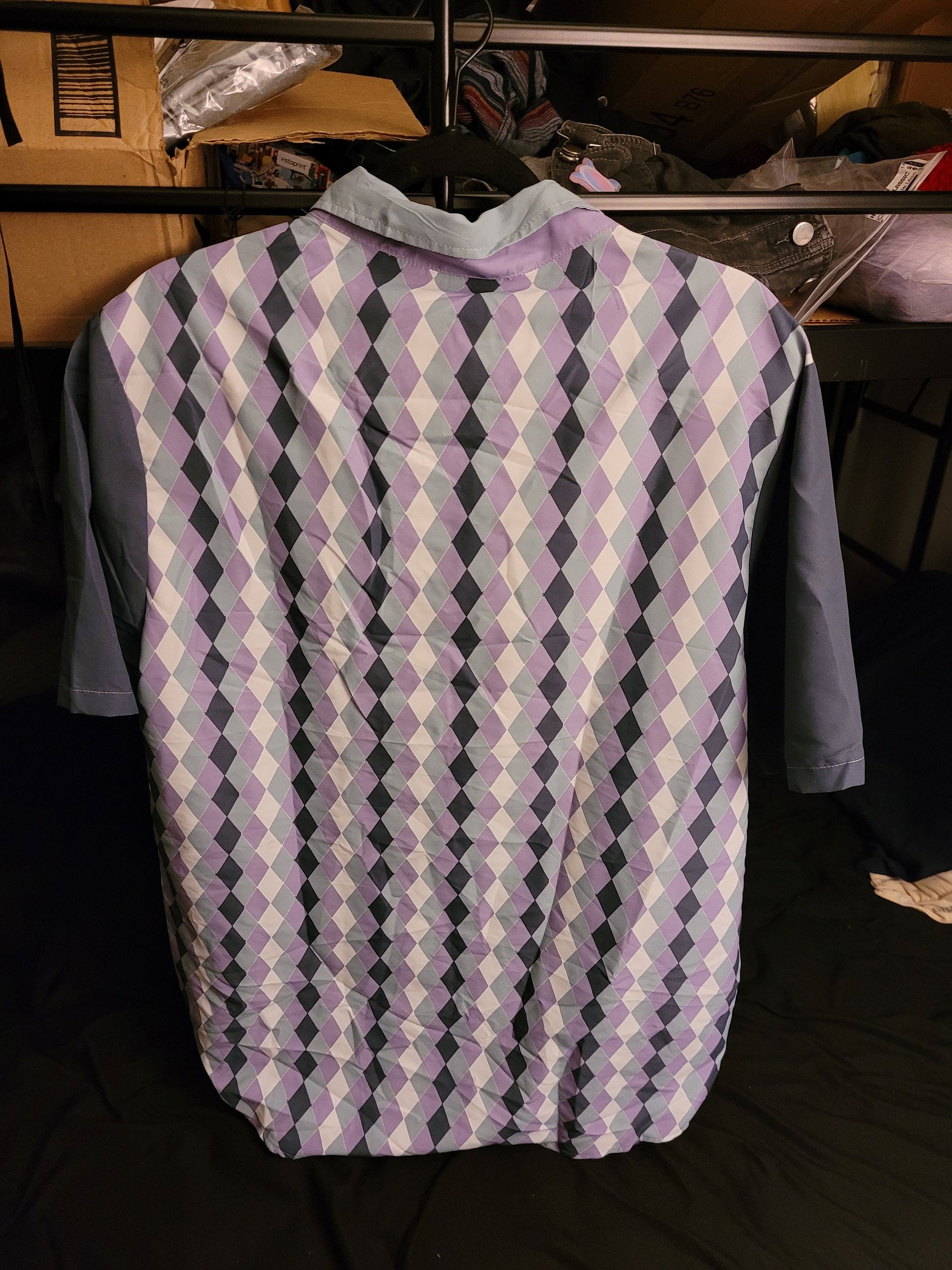 Asexual Pride Button-Up Shirt