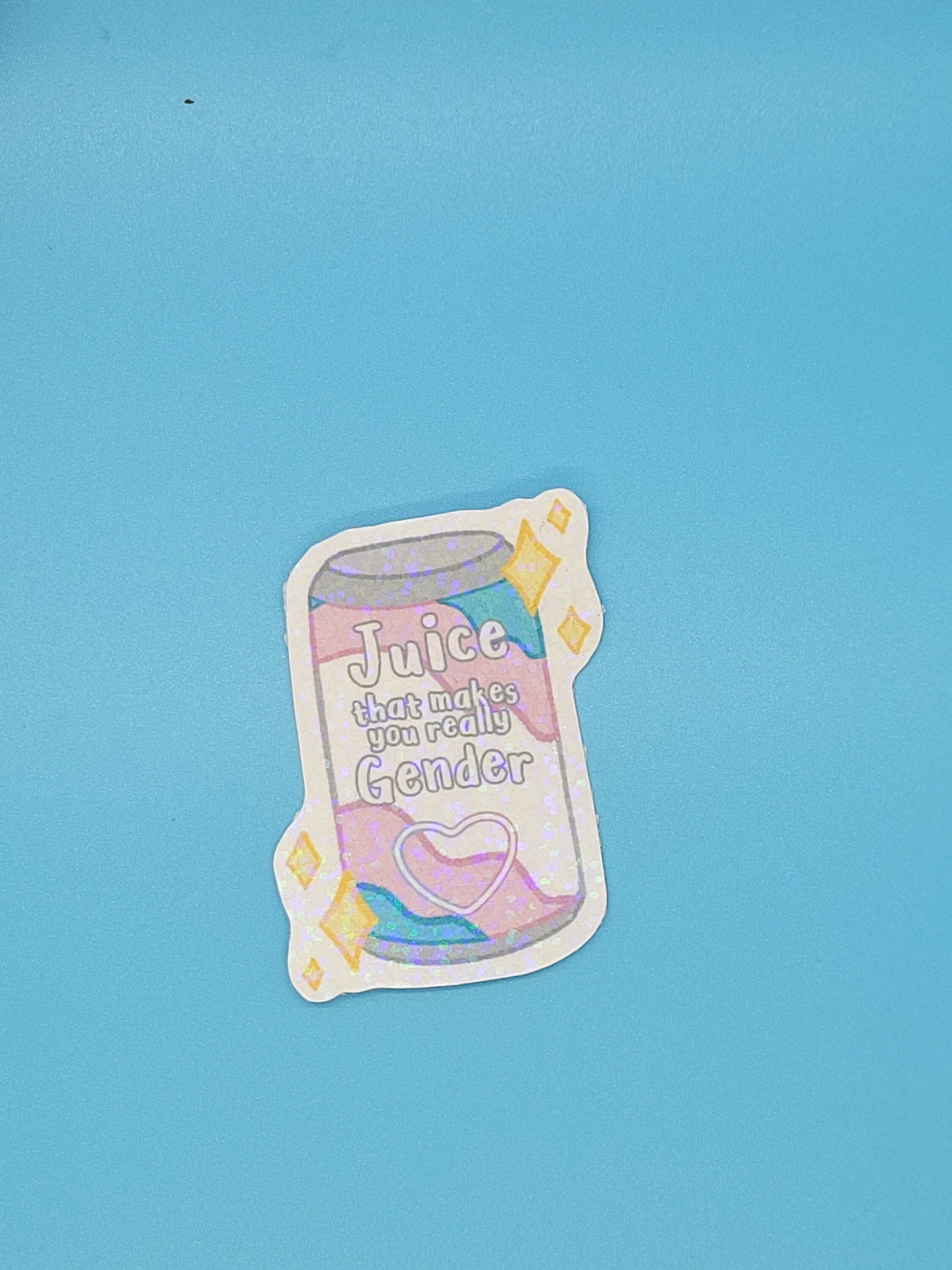 Transformation Juice Holographic Stickers