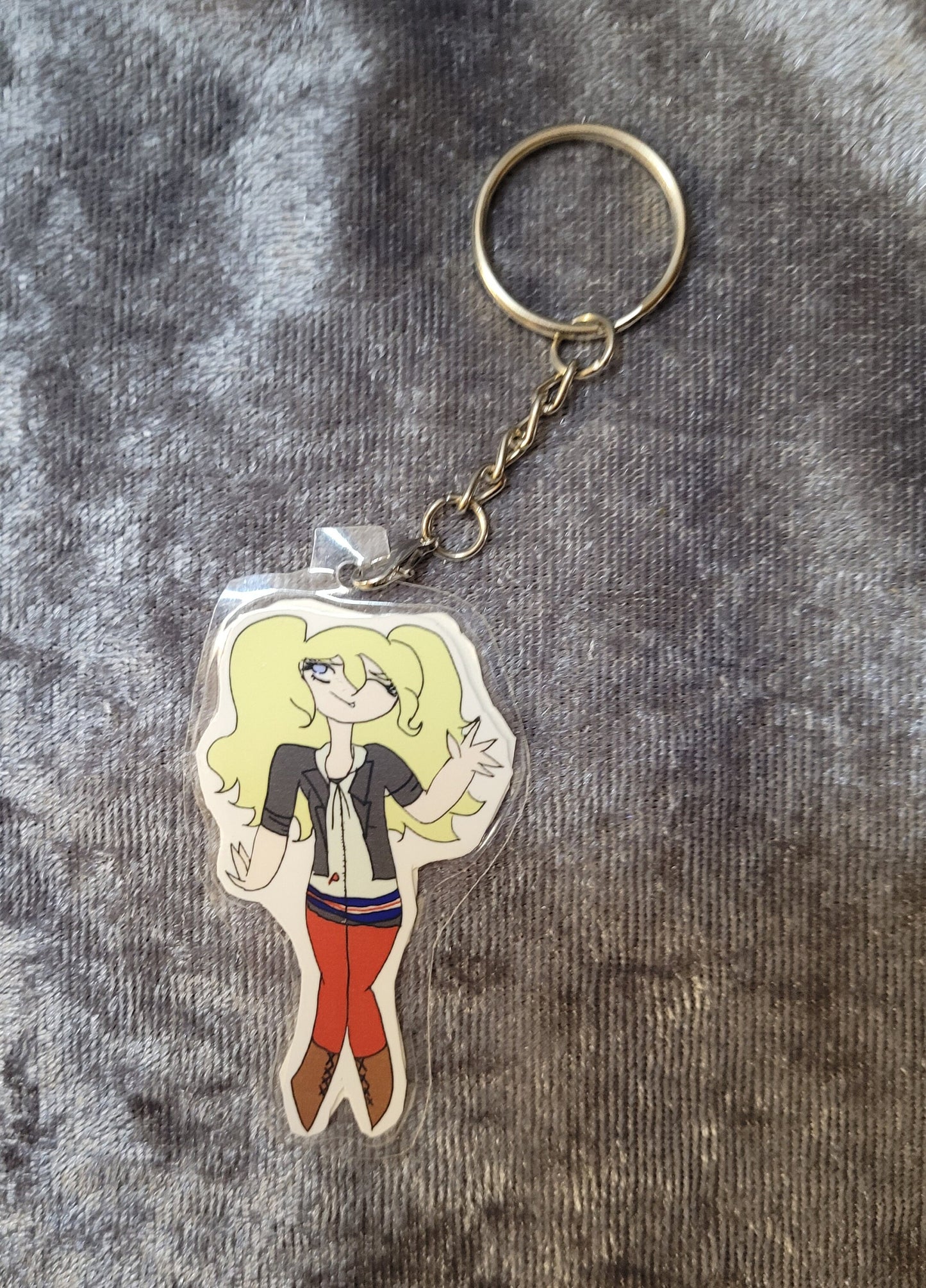 Persona 5 Futaba Sakura Ann Takamaki Laminate Keychains