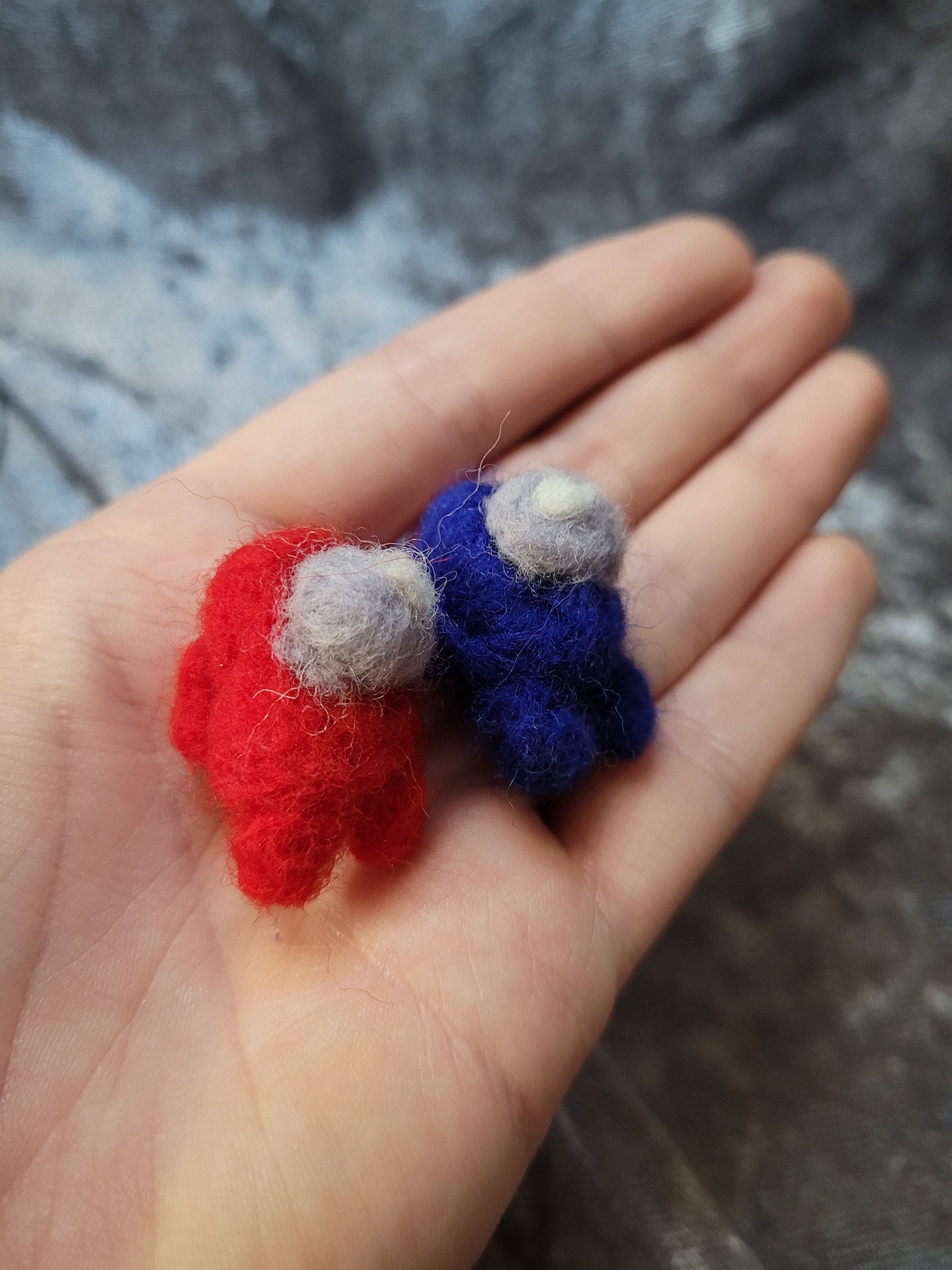 Among Us ANY COLOR Crewmate Needlefelt Plush + Keychain Option