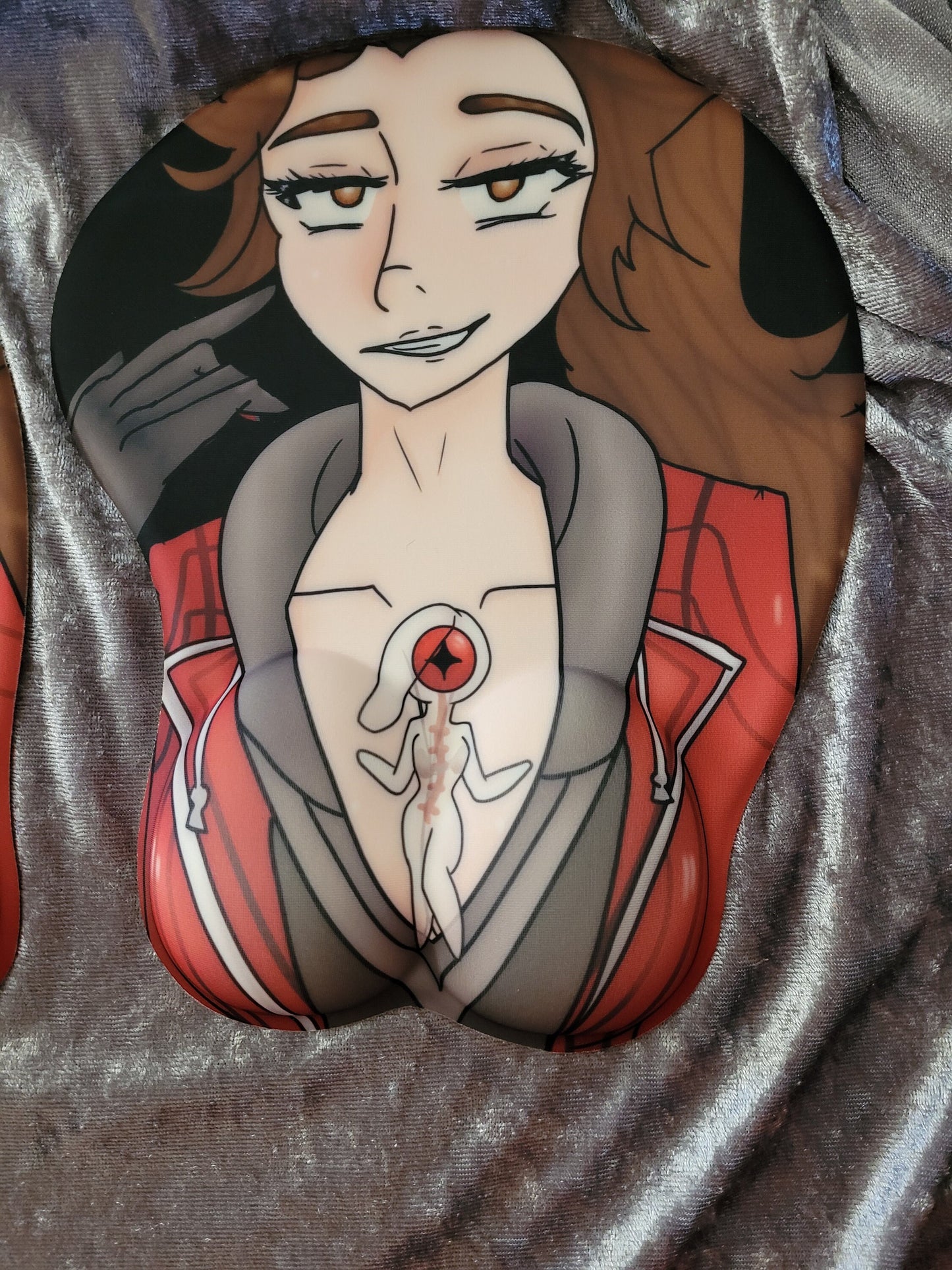 Ai The Somnium Files Boss Shizue Kuranushi Wrist Support (Tiddy) Mousepad