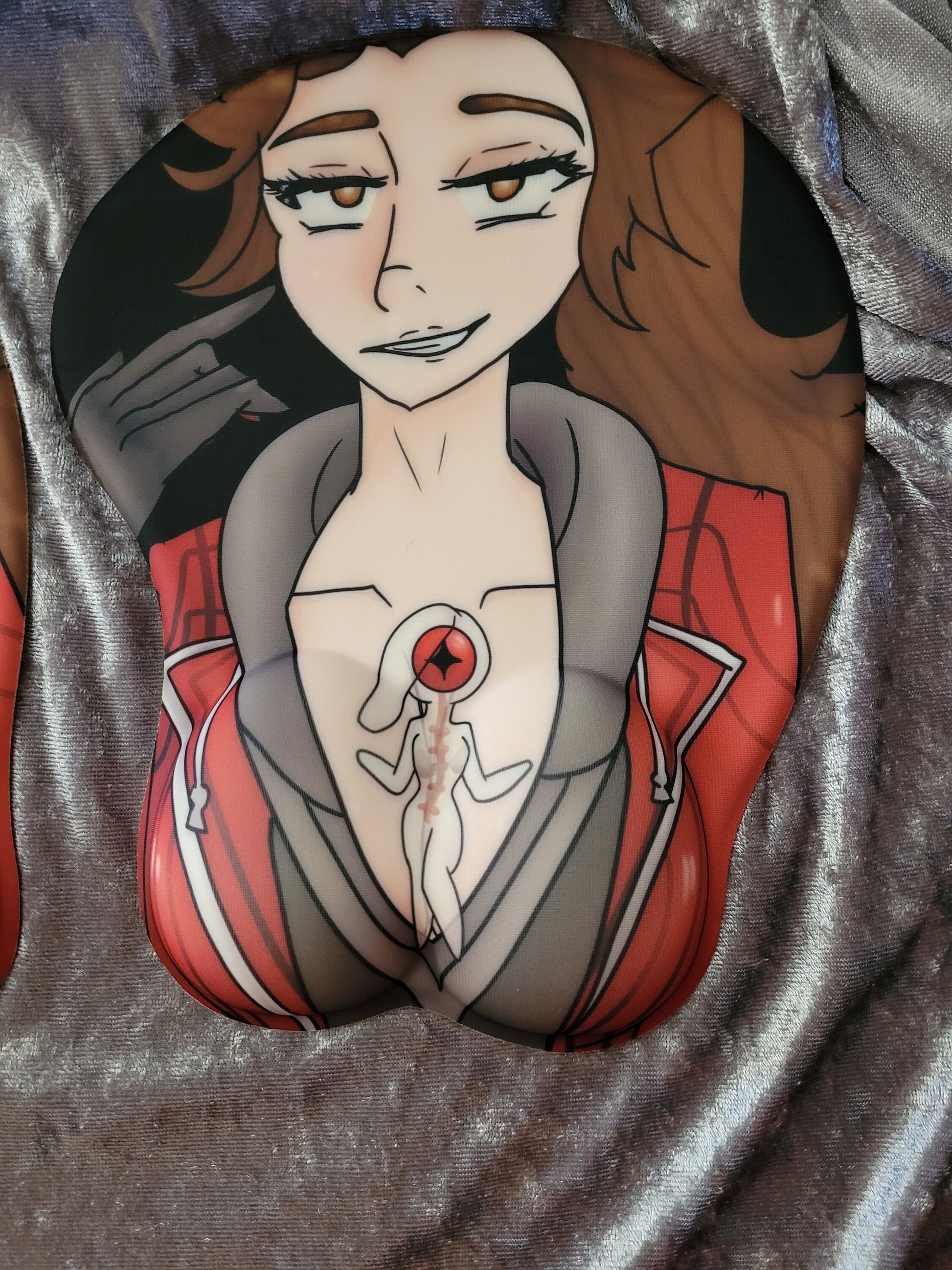 Ai The Somnium Files Boss Shizue Kuranushi Wrist Support (Tiddy) Mousepad