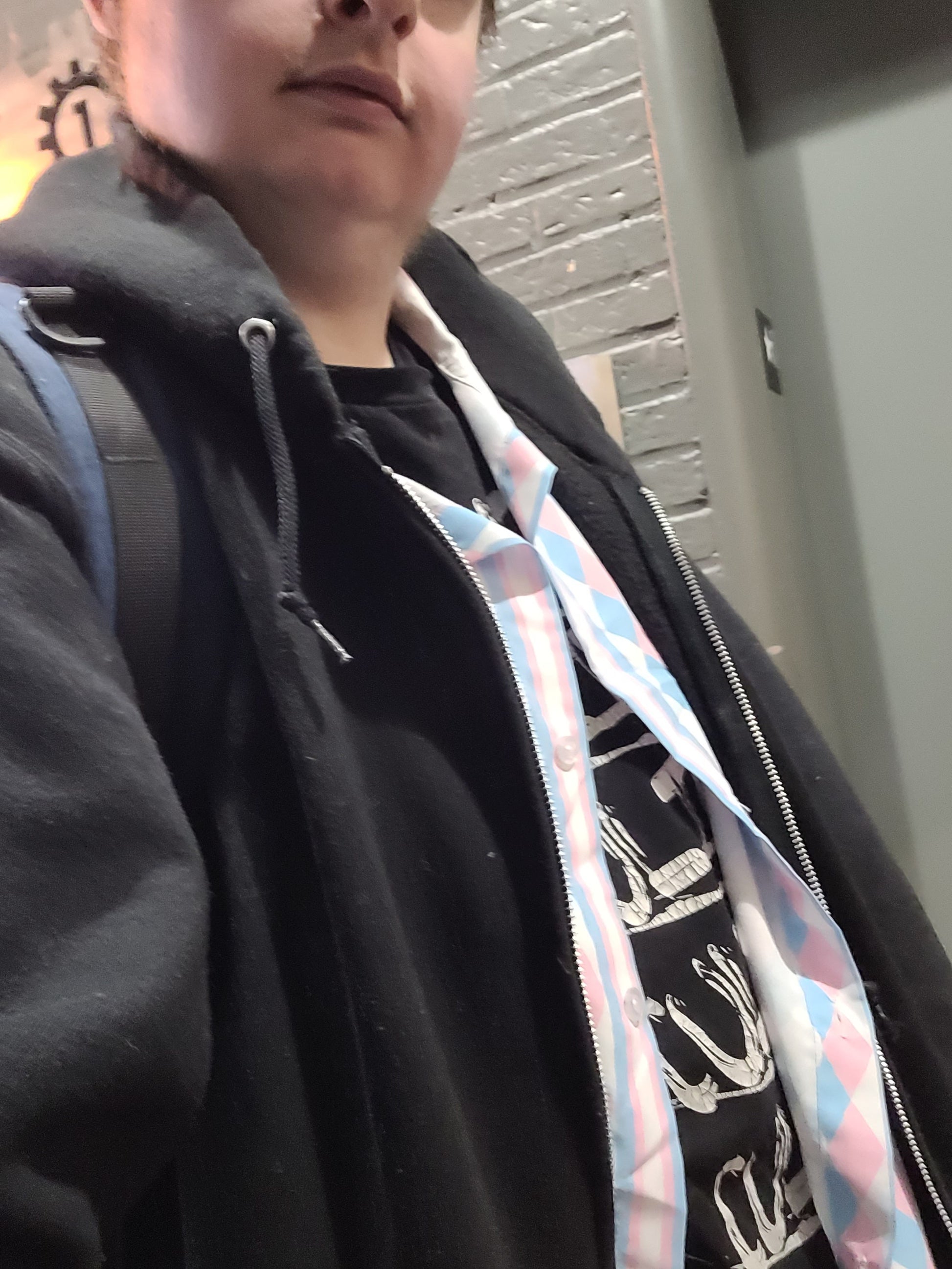 Asexual Pride Button-Up Shirt