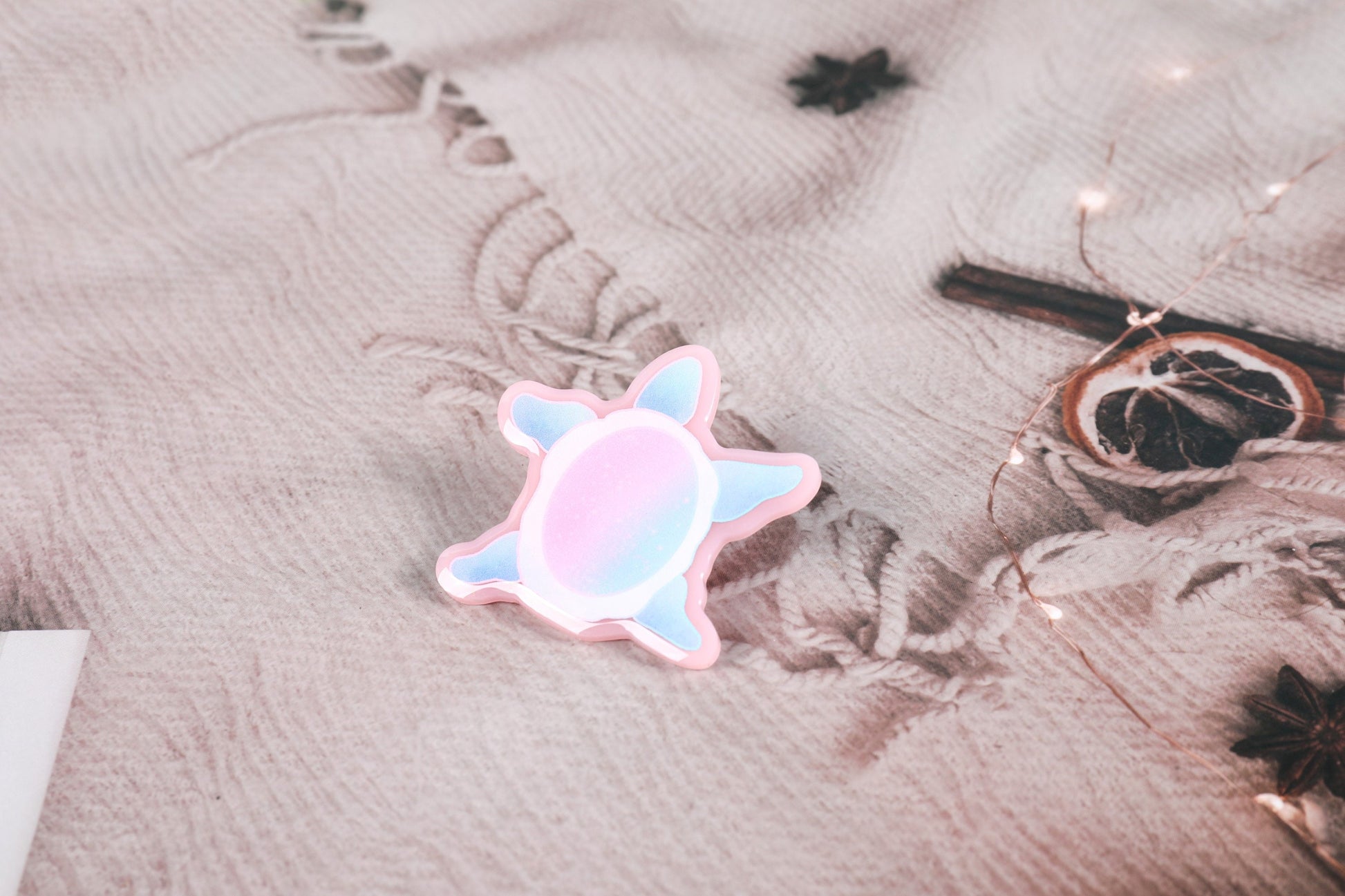Space Turtle Epoxy Pins - Green, Purple, and Pride Colors!