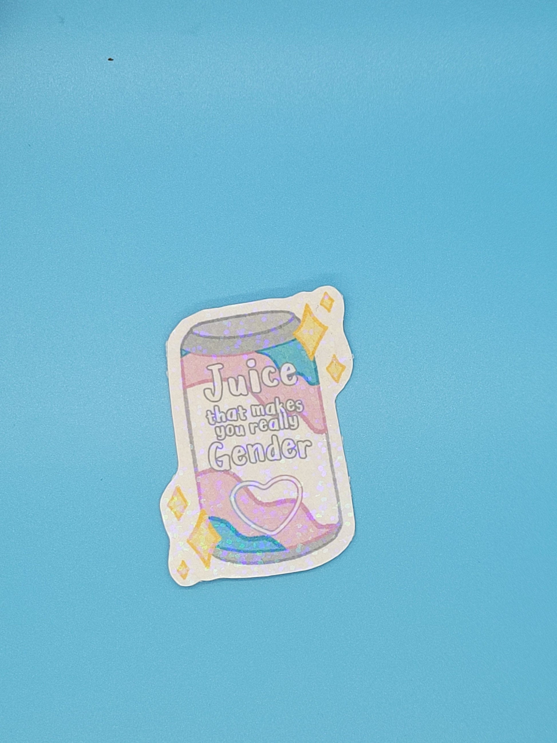Transformation Juice Holographic Stickers