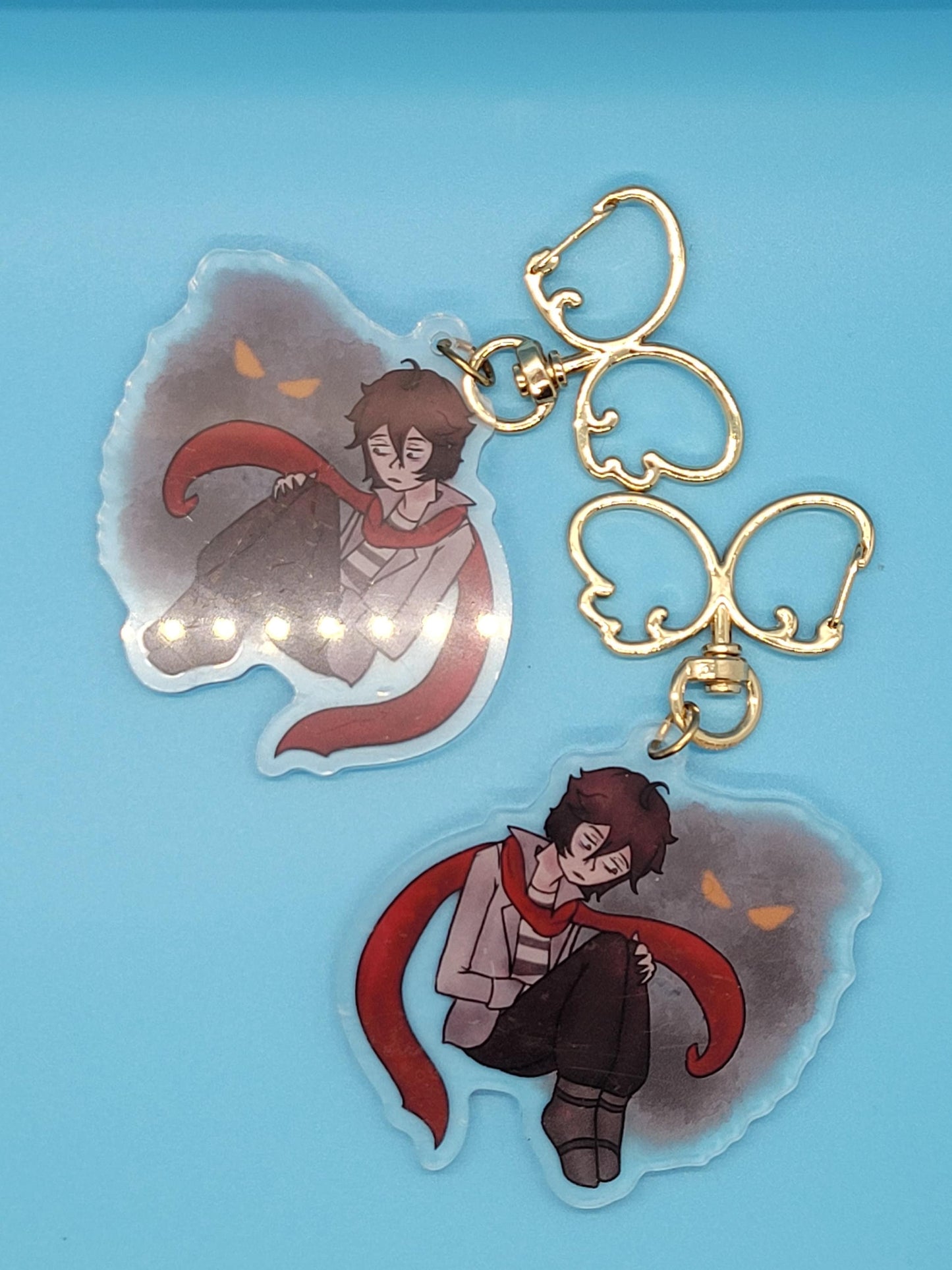 Hatoful Boyfriend Holiday Star Hitori Uzune Shadow Acrylic Keychain