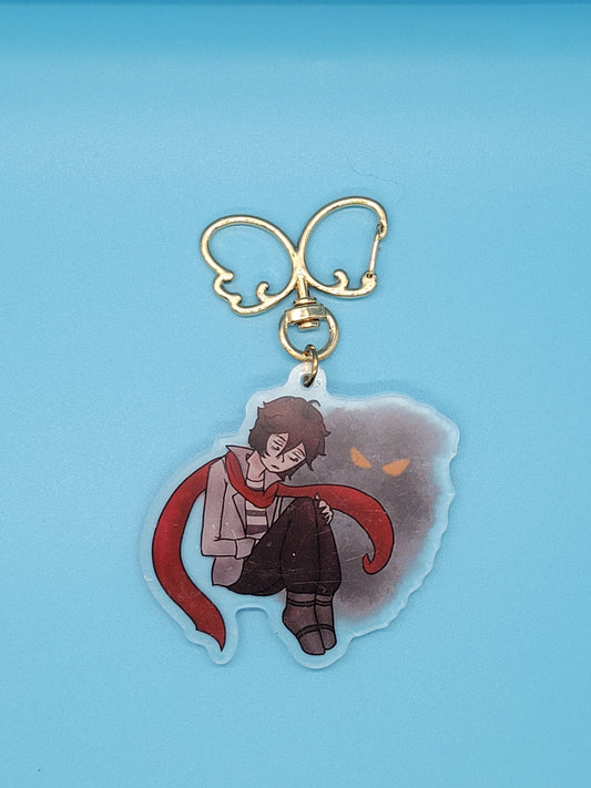 Hatoful Boyfriend Holiday Star Hitori Uzune Shadow Acrylic Keychain