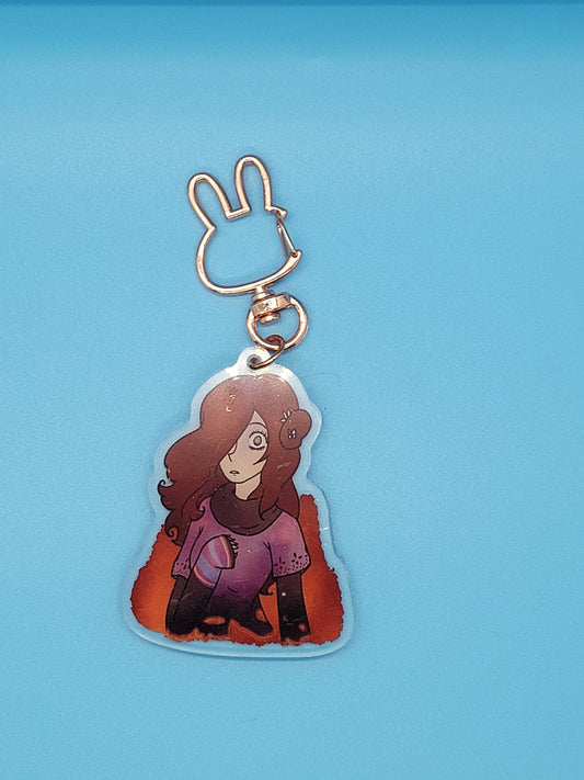 999 June / Akane Kurashiki Zero Escape Acrylic Keychain