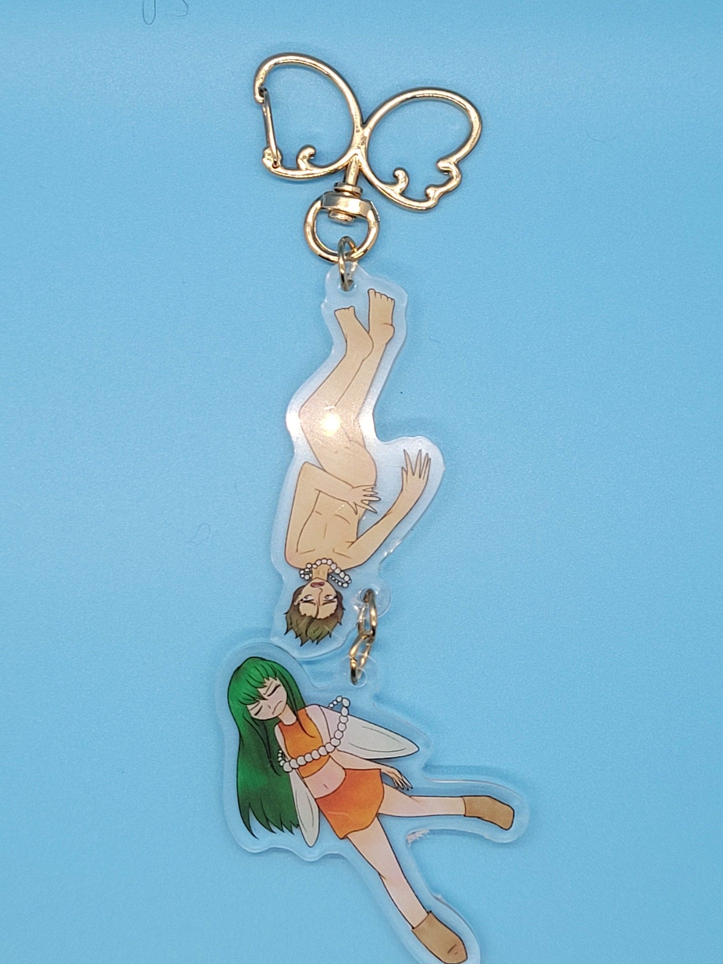 Garzey's Wing Falling Into Byston Well Acrylic Keychain