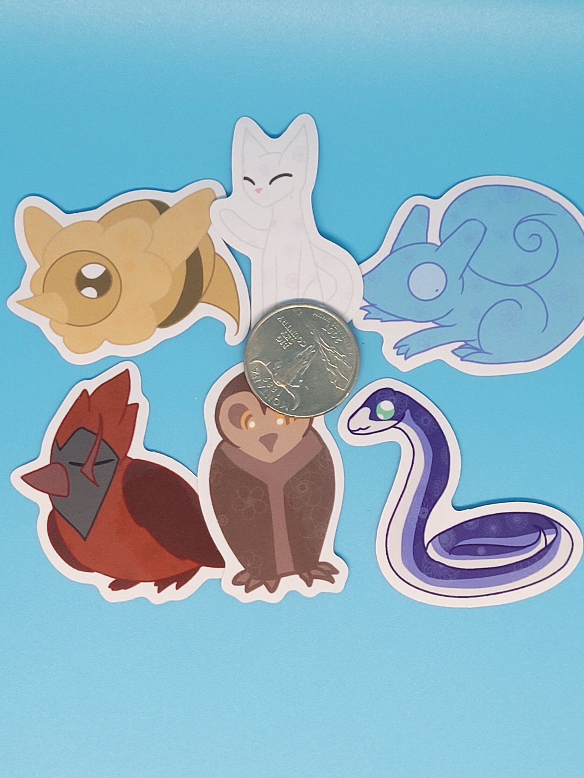 The Owl House Inspired Animals Sticker Pack