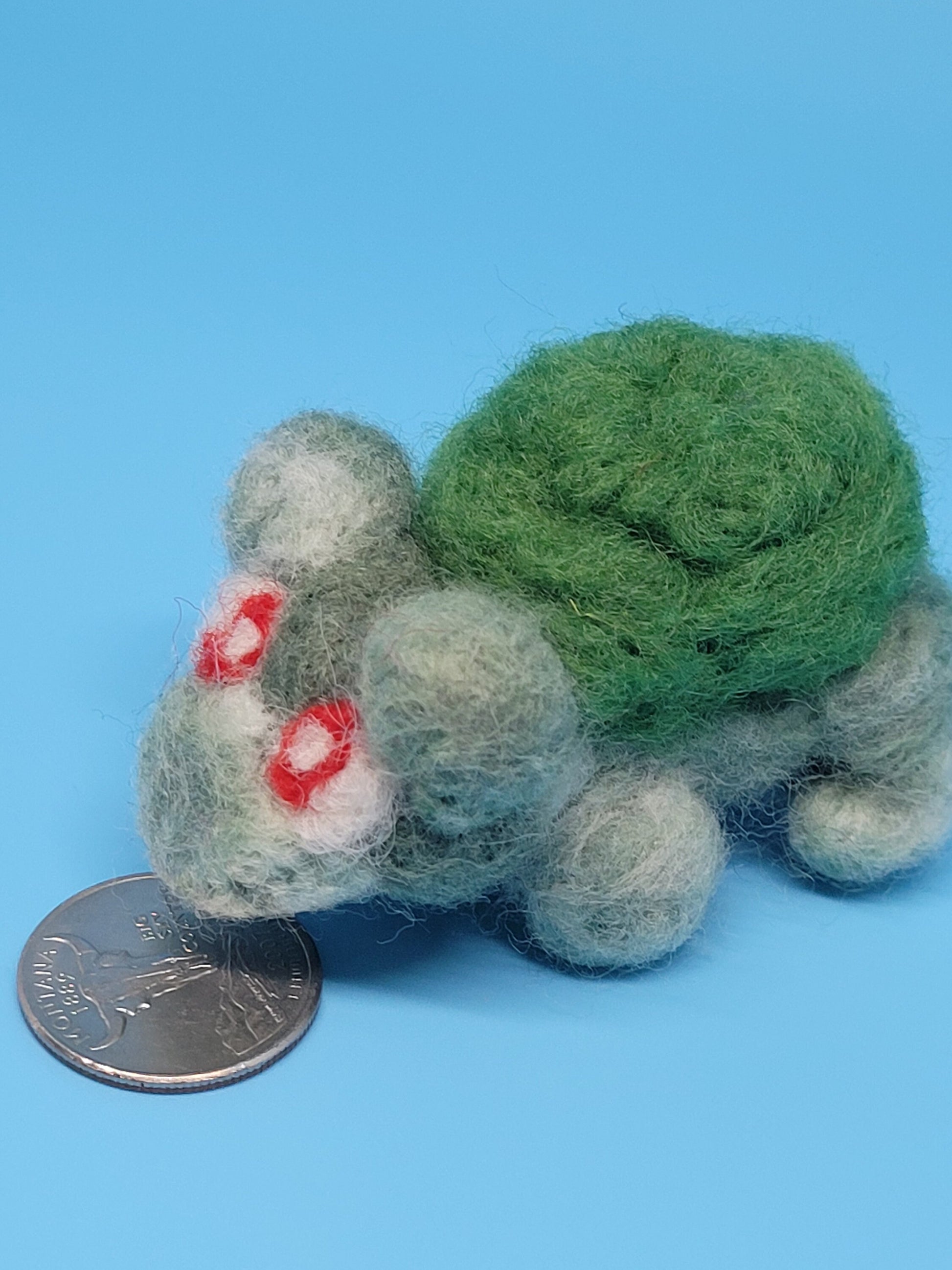 Needlefelt Bulbasaur Pokemon - Plush / Soft Sculpture