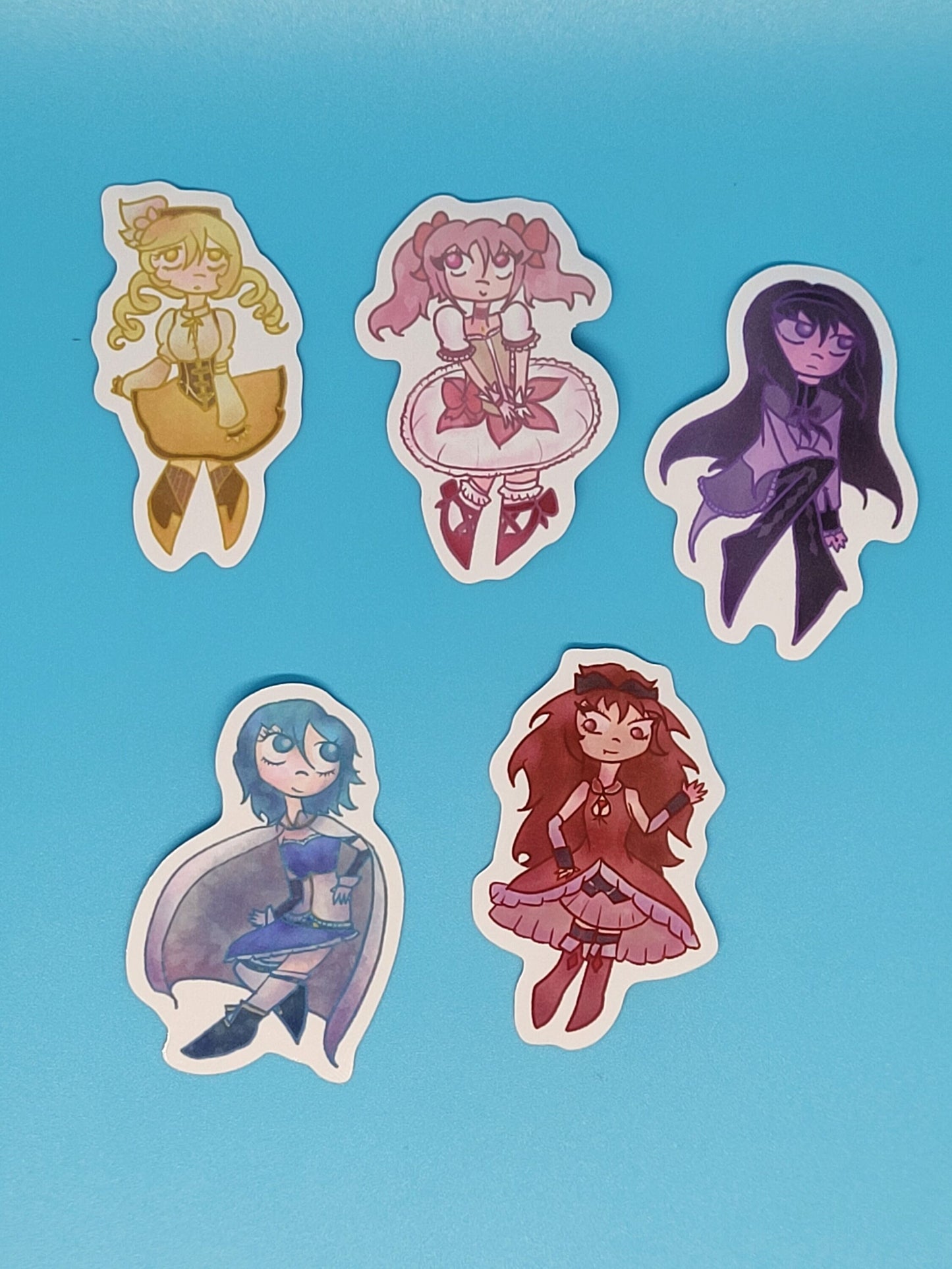 Madoka Magica Holy Quintet Sticker Pack