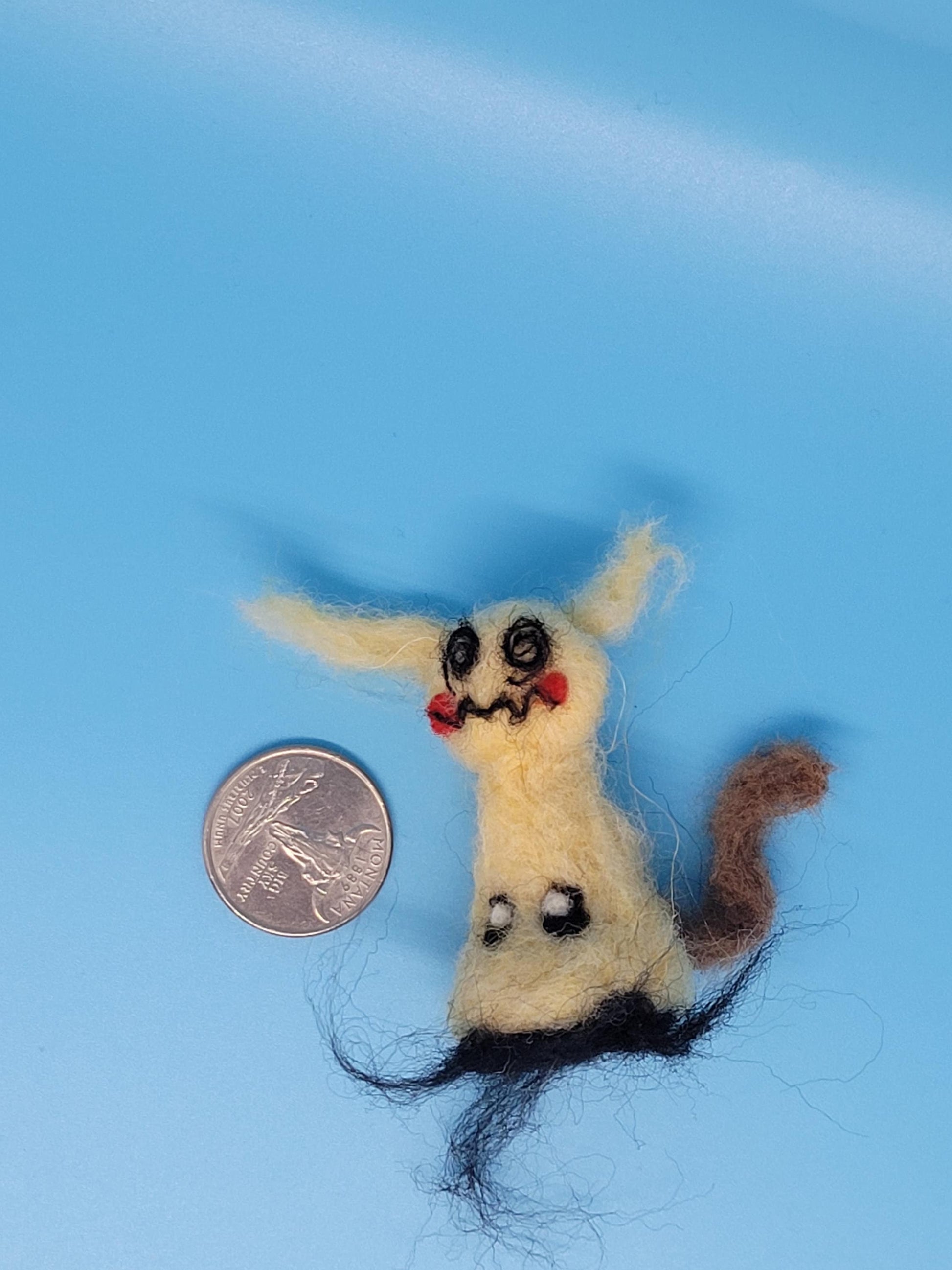 Needlefelt Pokemon Mimikyu - Plush / Soft Sculpture