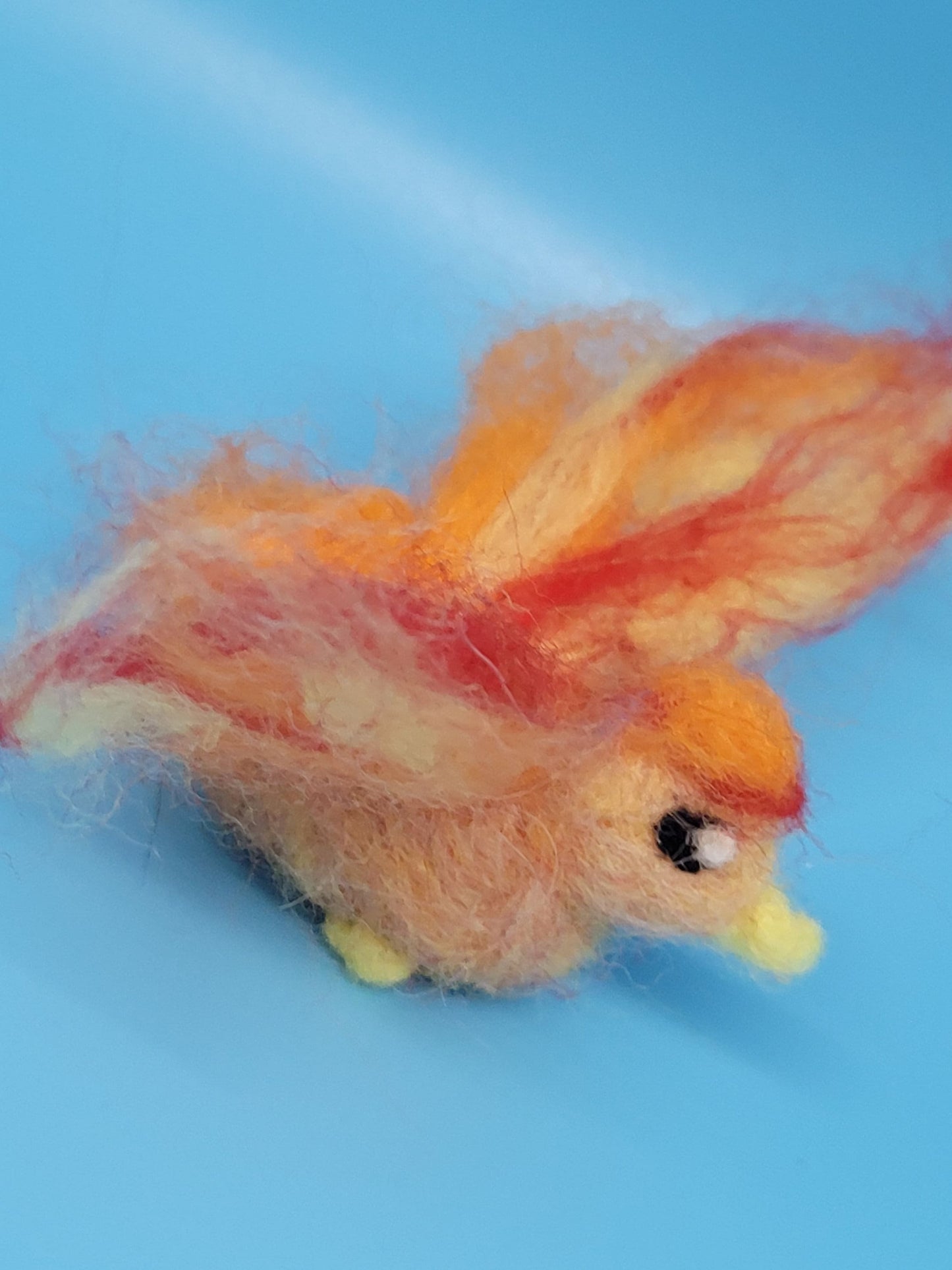 Needlefelt Little Phoenix - Plush / Soft Sculpture