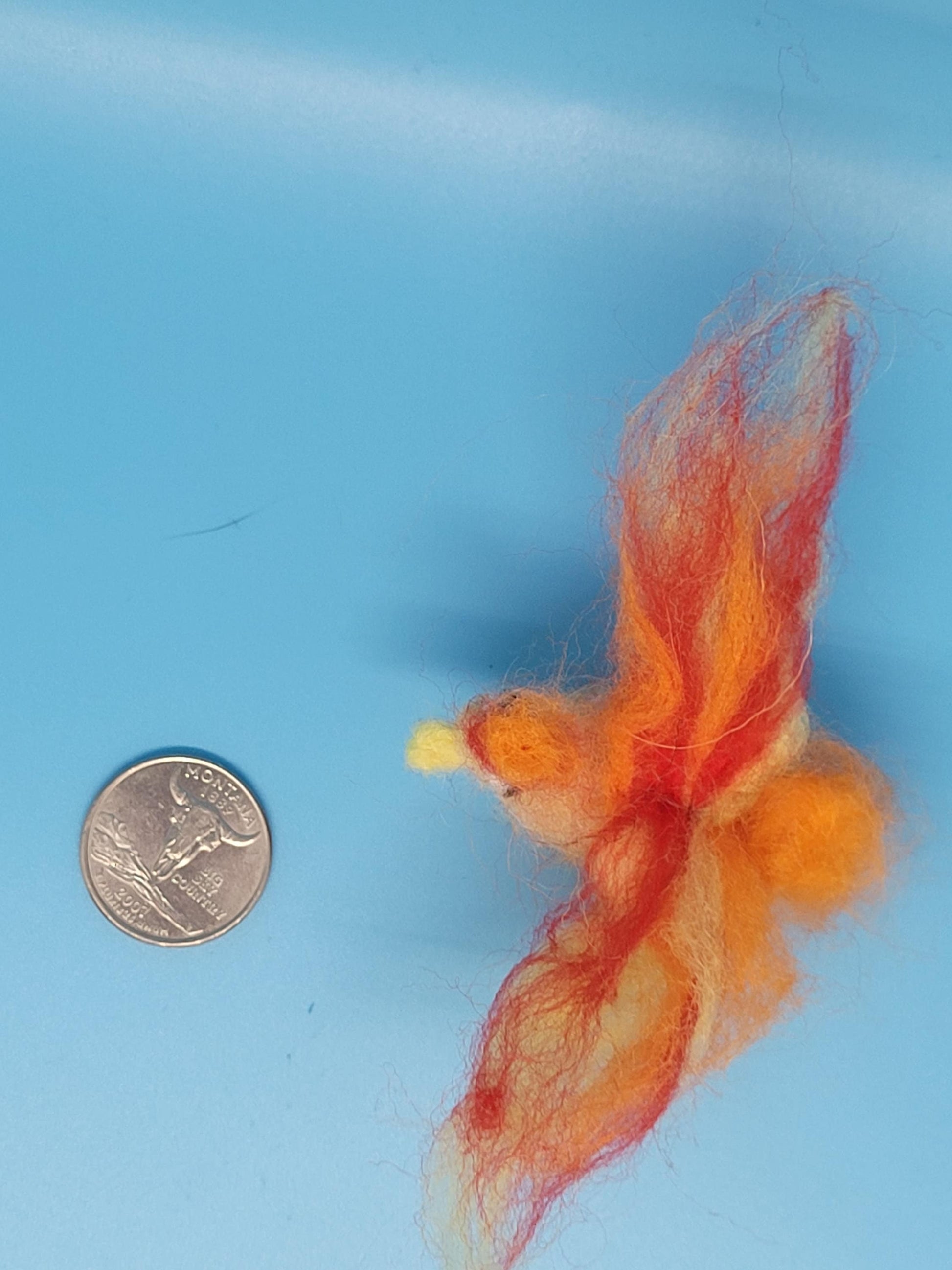 Needlefelt Little Phoenix - Plush / Soft Sculpture