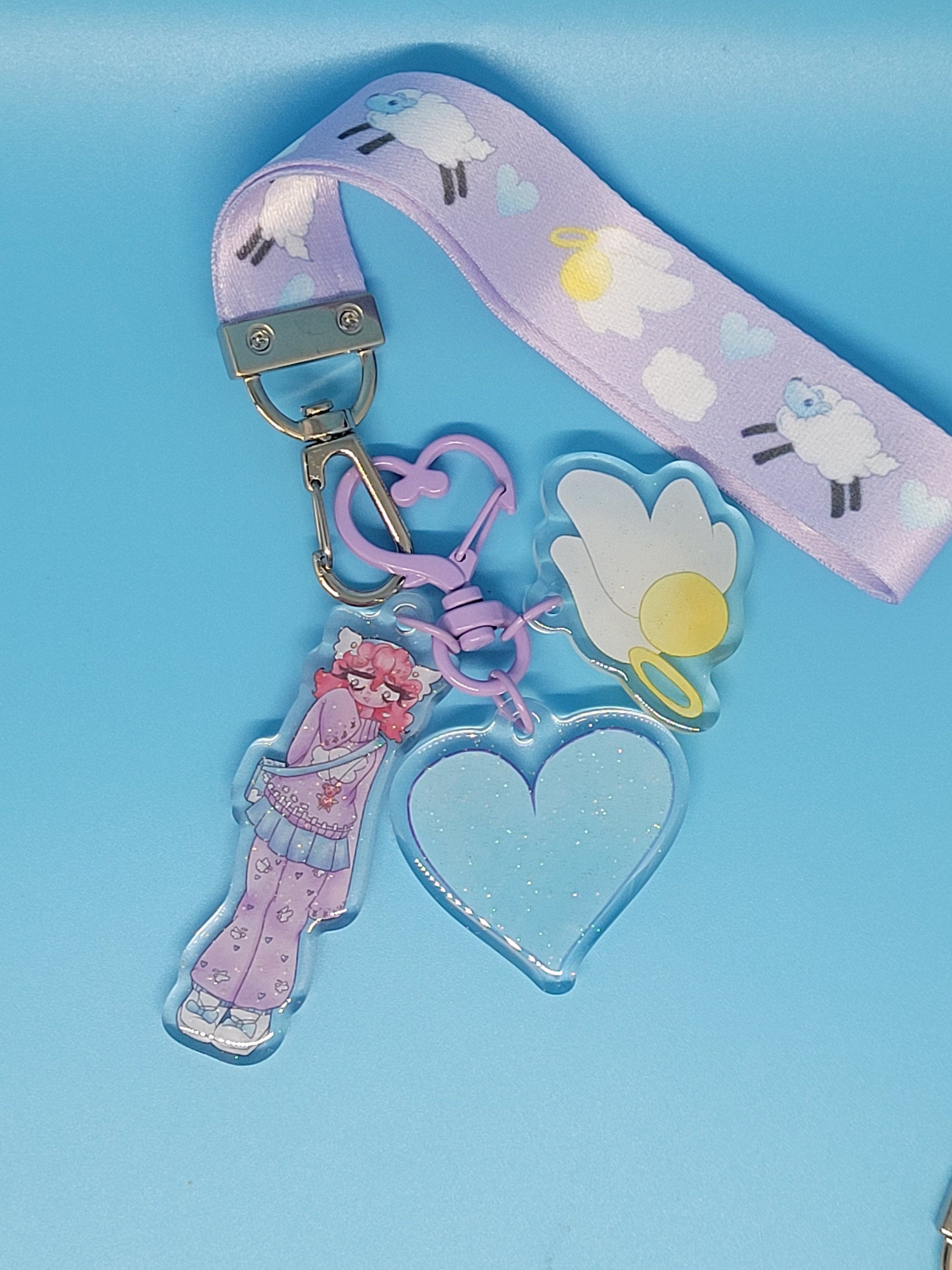 Menhera Girlie OTT Lanyard Keychain