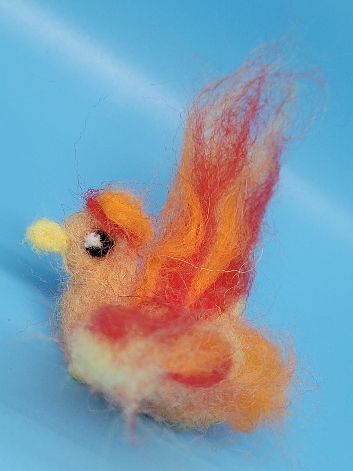 Needlefelt Little Phoenix - Plush / Soft Sculpture