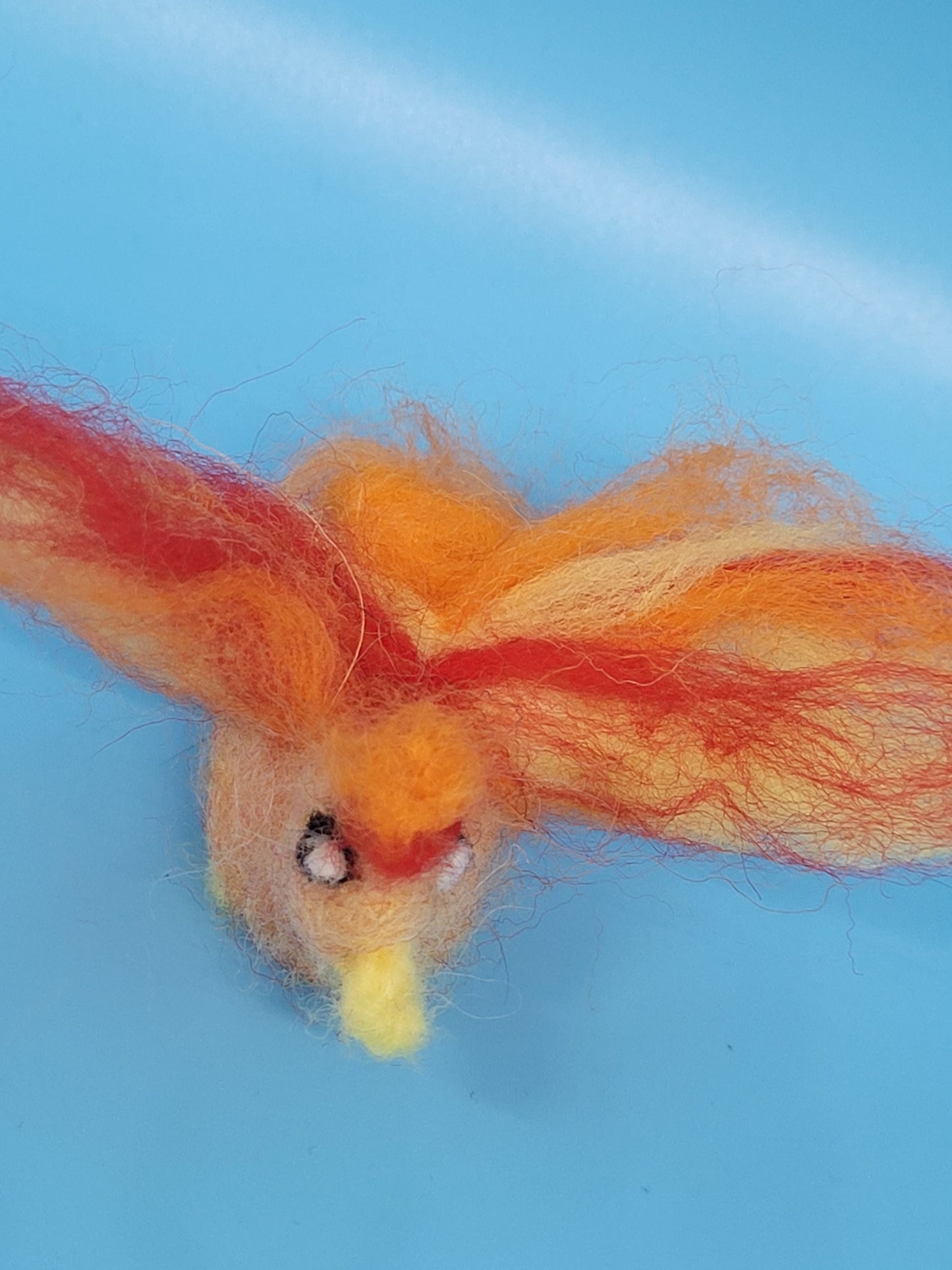 Needlefelt Little Phoenix - Plush / Soft Sculpture