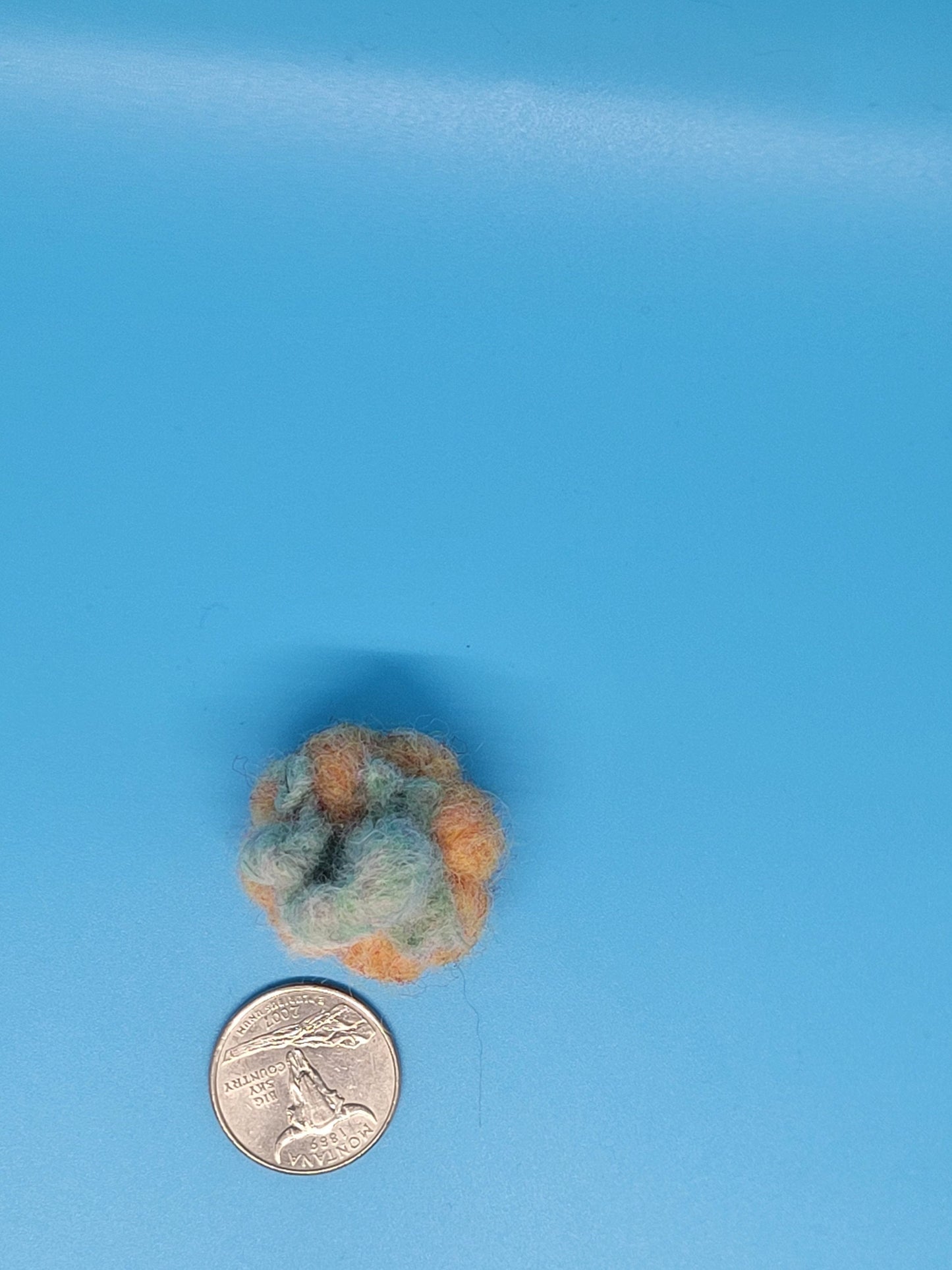 Needlefelt Mini Pumpkin - Plush / Soft Sculpture