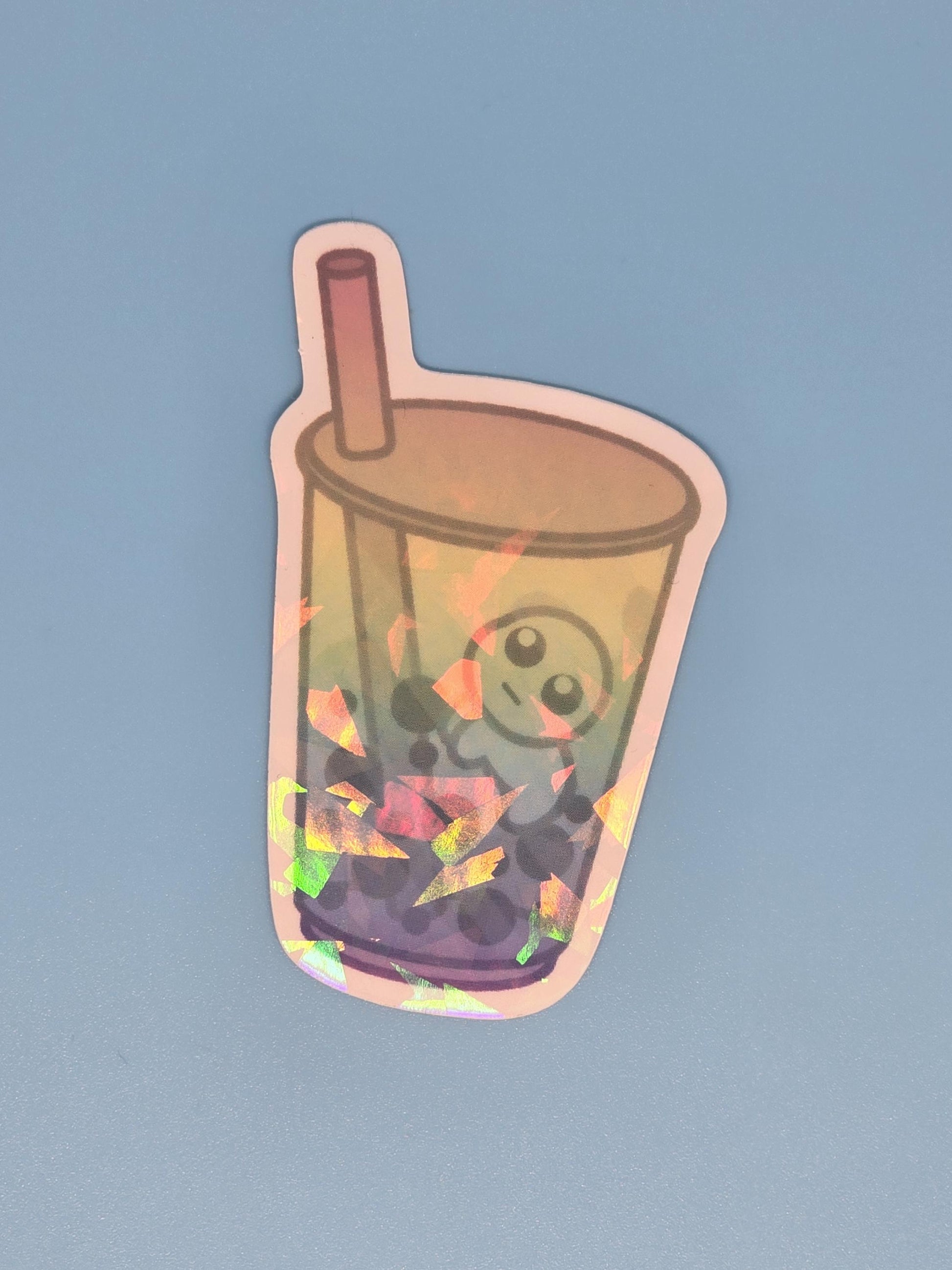 Boba Baby Holographic Stickers - tbh autism creature