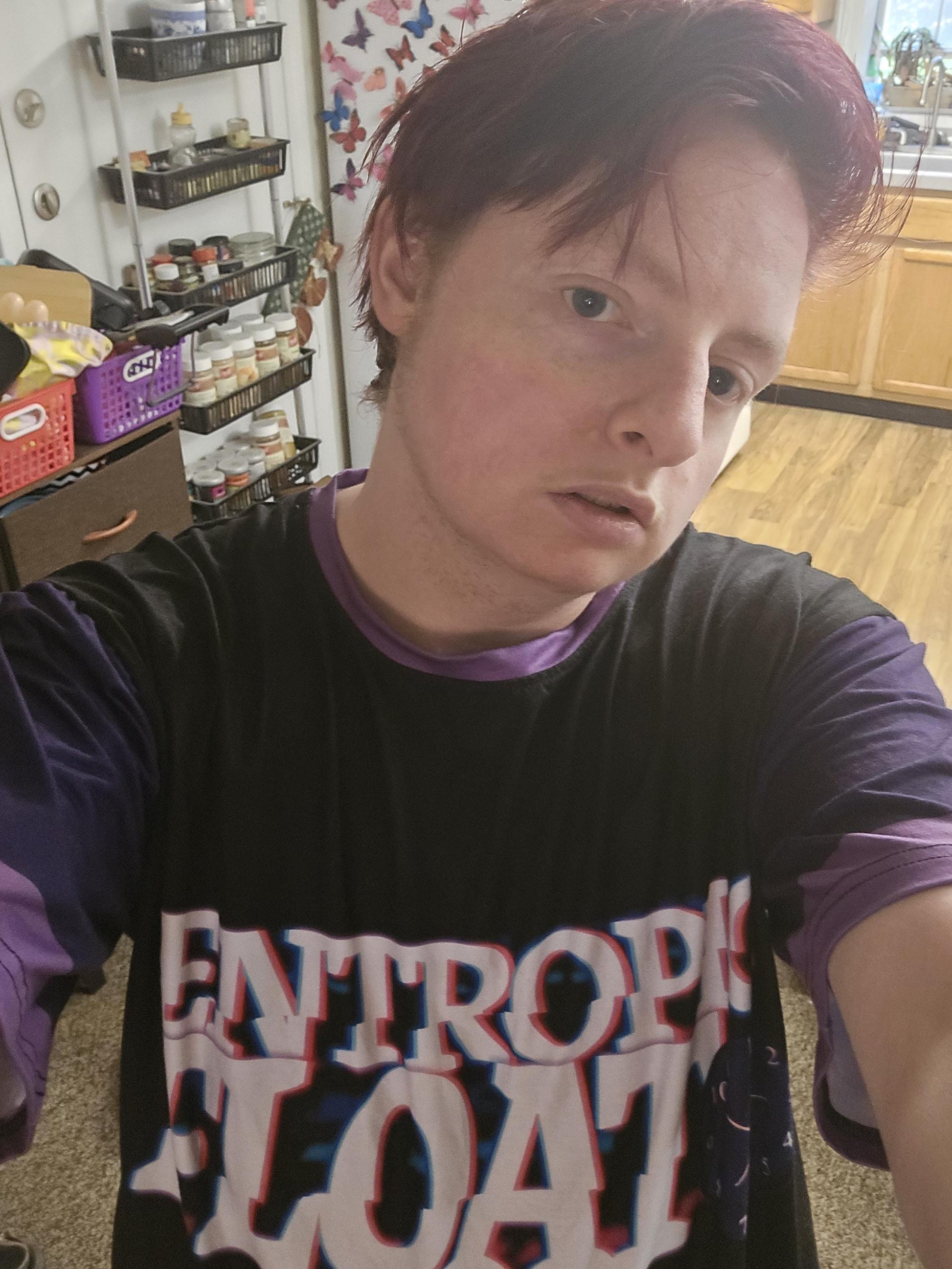 Entropic Float Logo All-over Print Comfort T-shirt