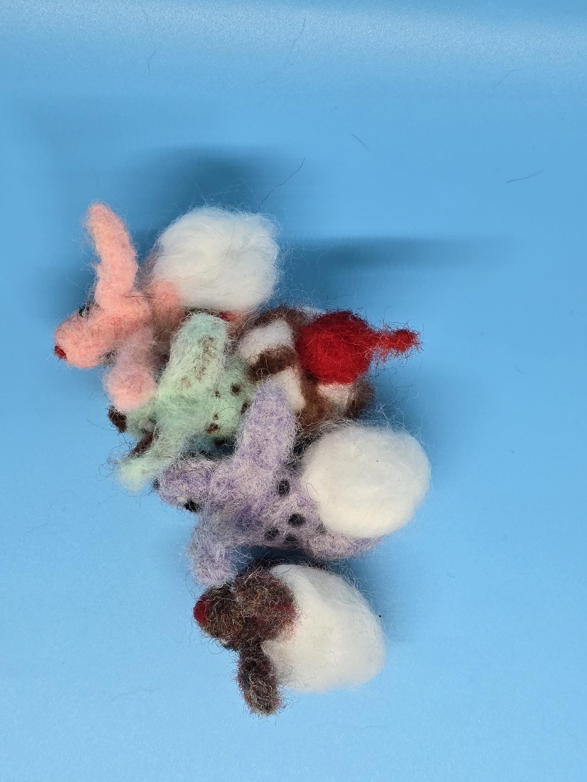 Needlefelt Dessert Bunny - Plush / Soft Sculpture