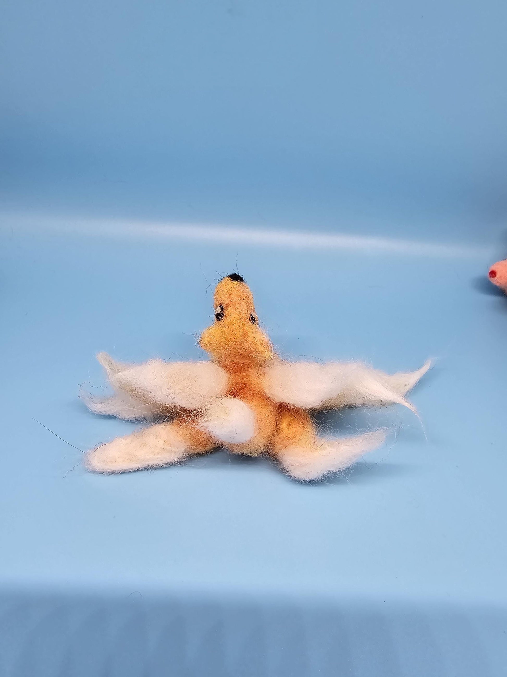 Needlefelt Nine-Tailed Fox - Plush / Soft Sculpture