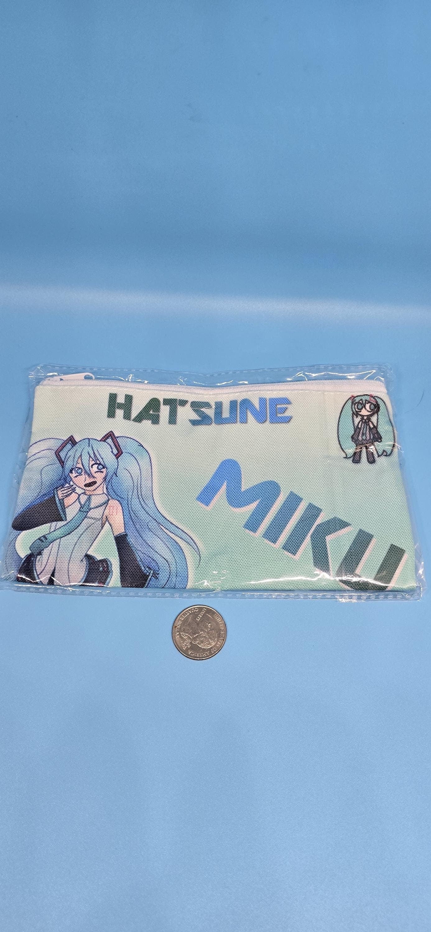 Vocaloid Hatsune Miku Pencilcase / Small Zippered Bag