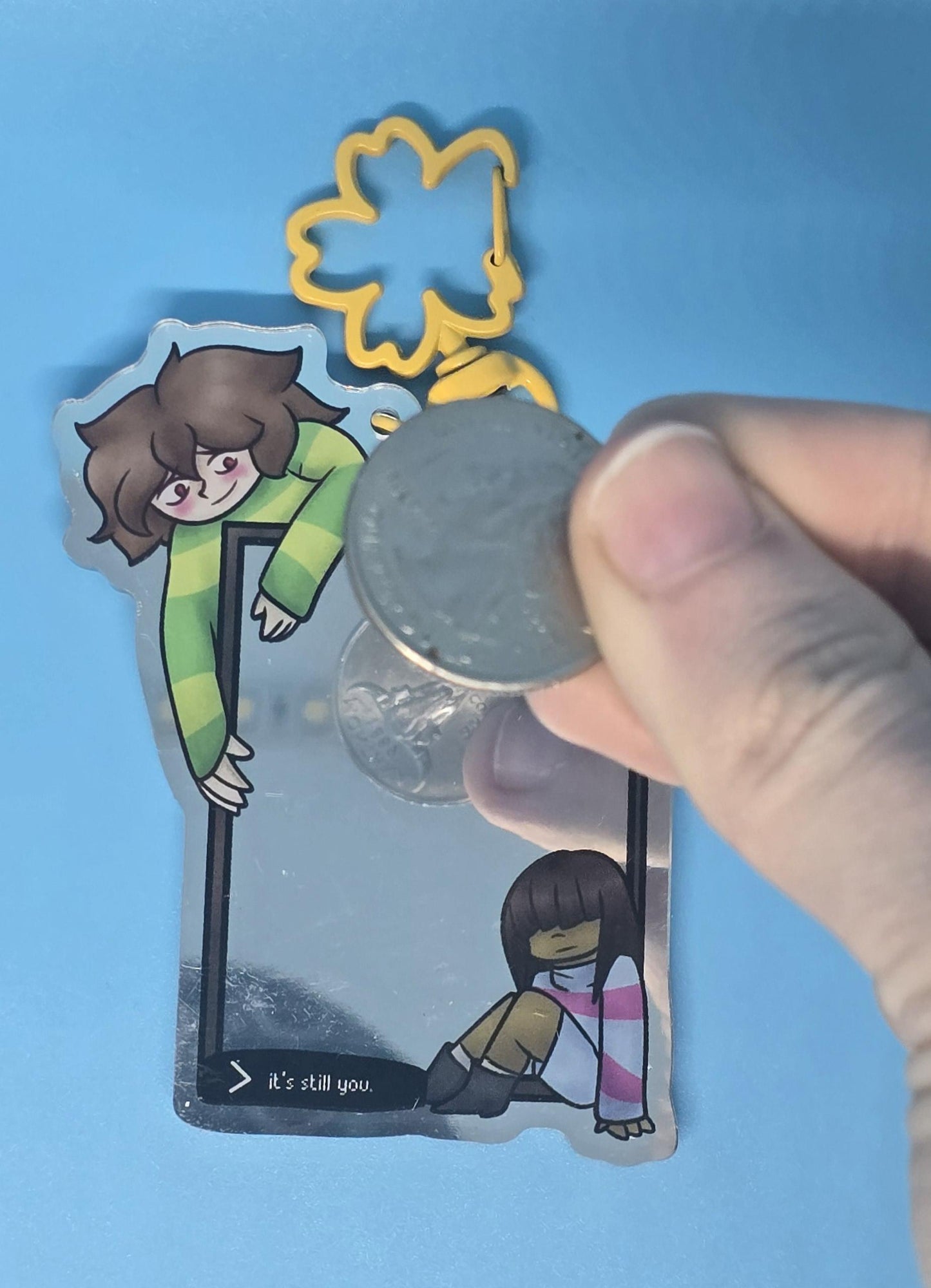 It's Still You Undertale Mirror Keychain