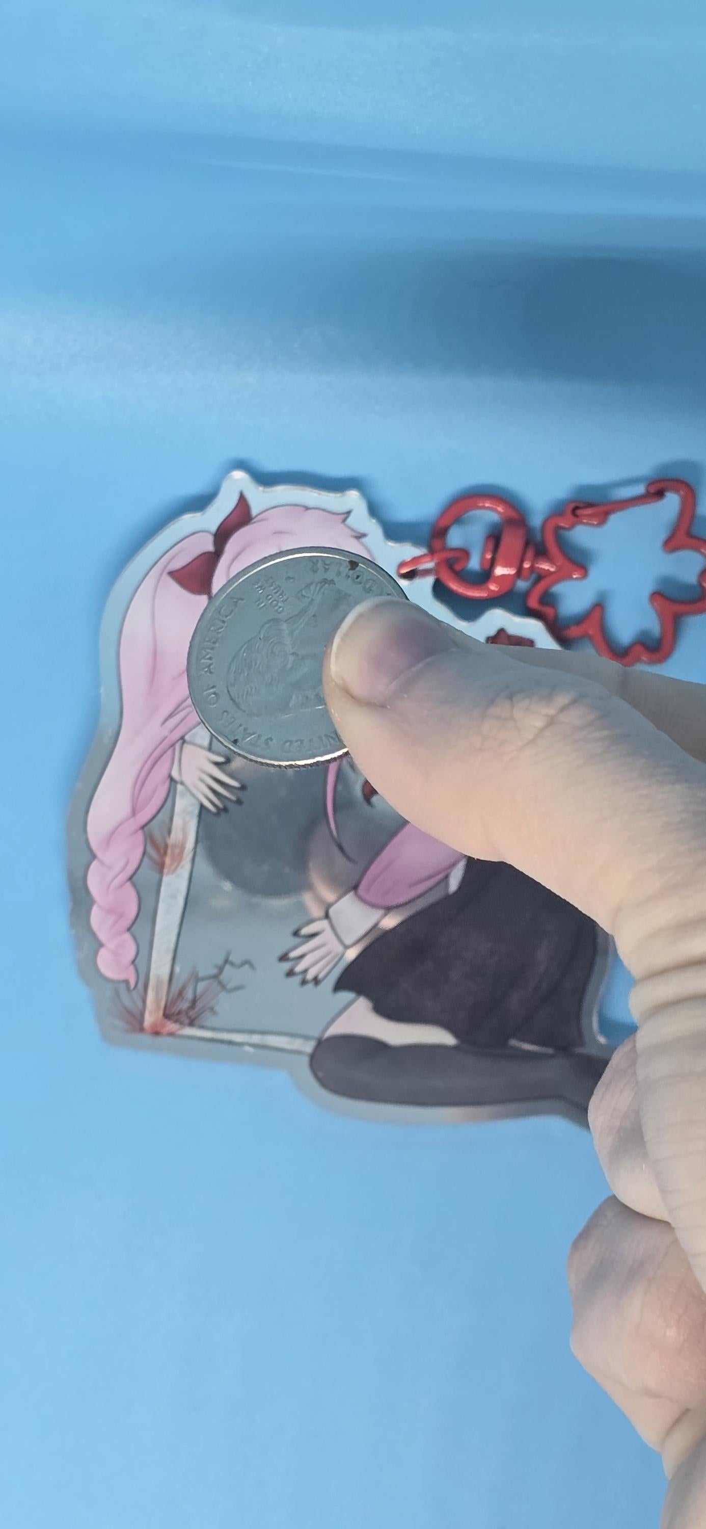 Mizuki Akiyama Project Sekai Mirror Keychain