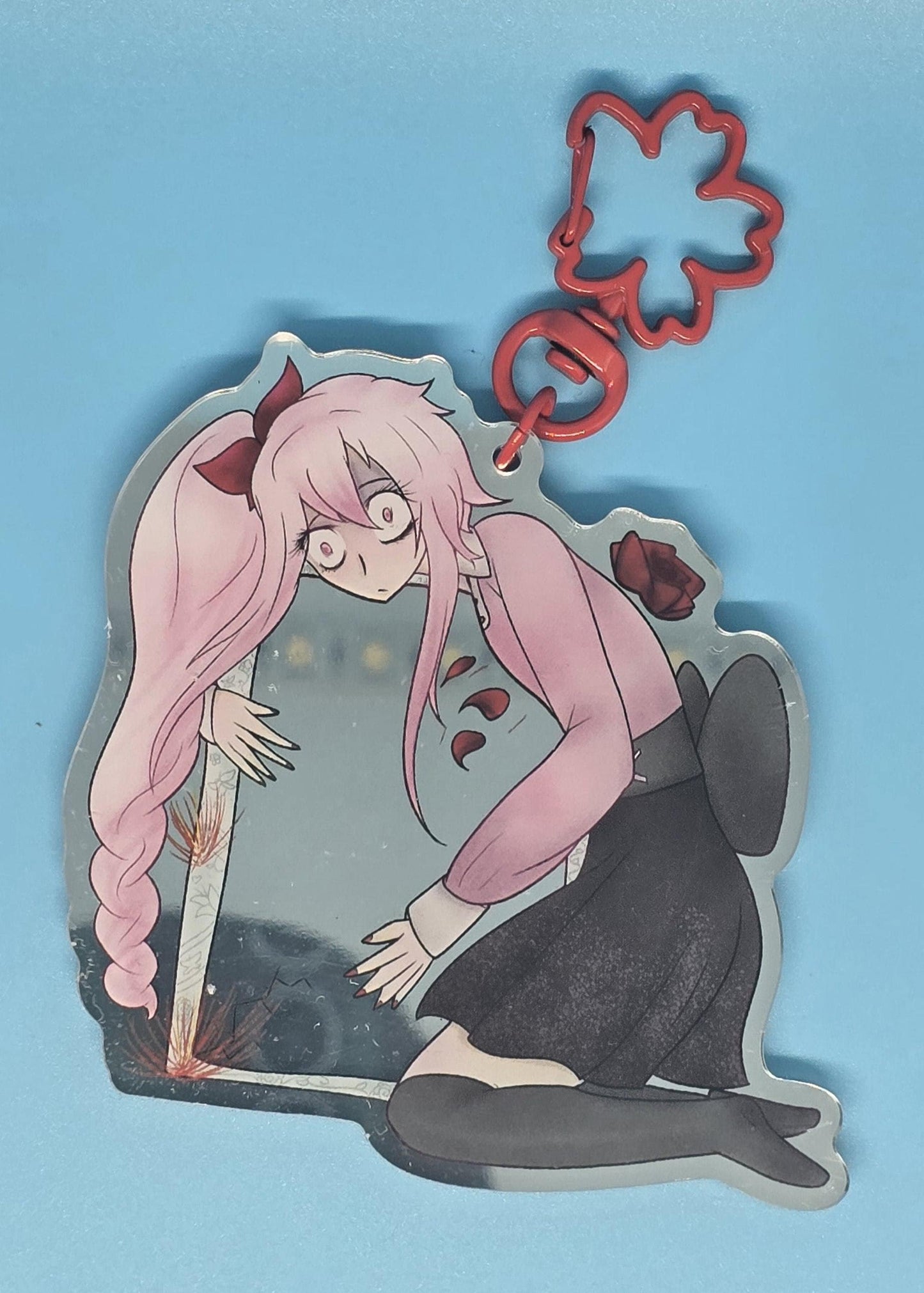 Mizuki Akiyama Project Sekai Mirror Keychain