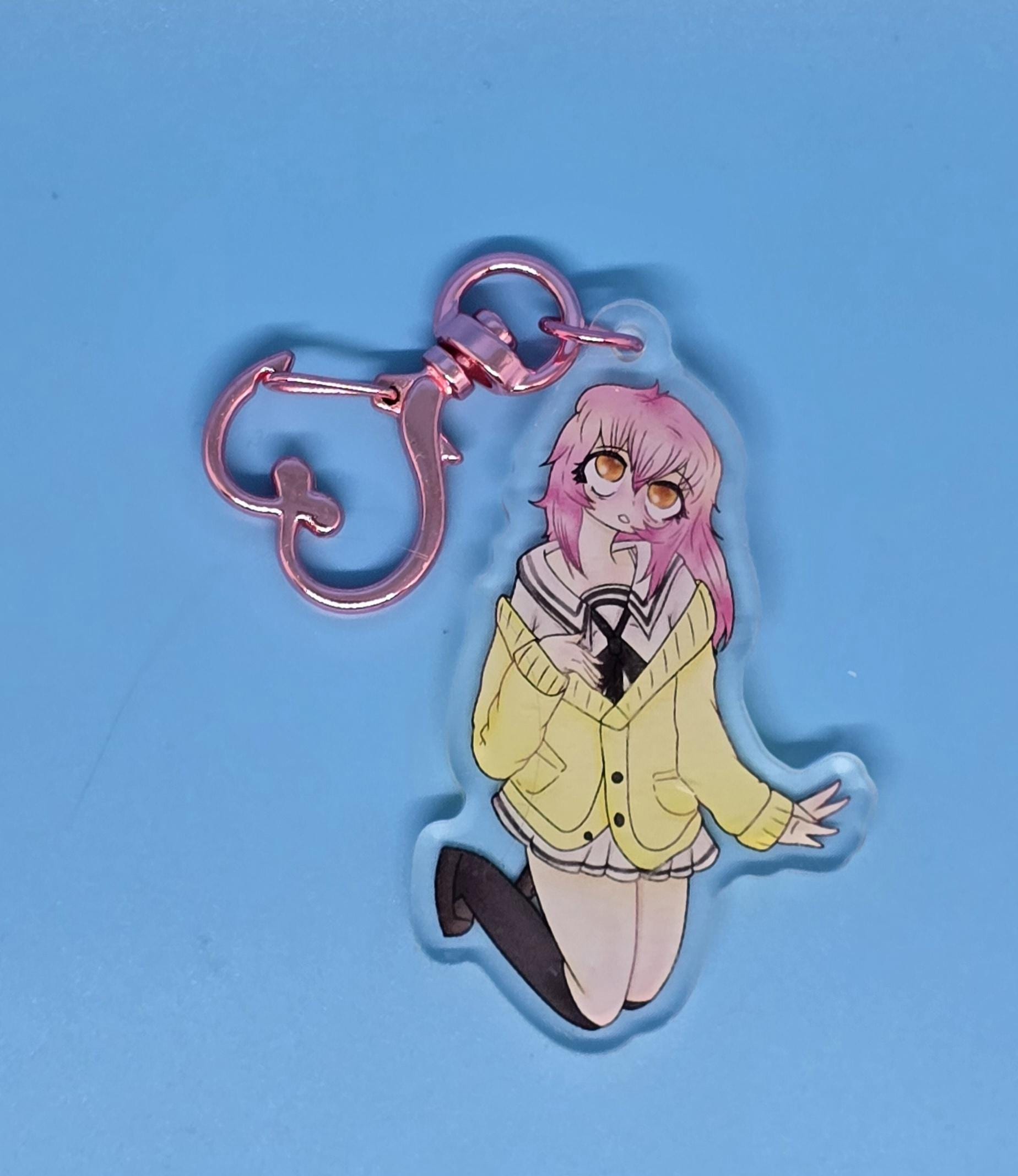 Totono You And Me And Her Aoi Mukou Acrylic Keychain