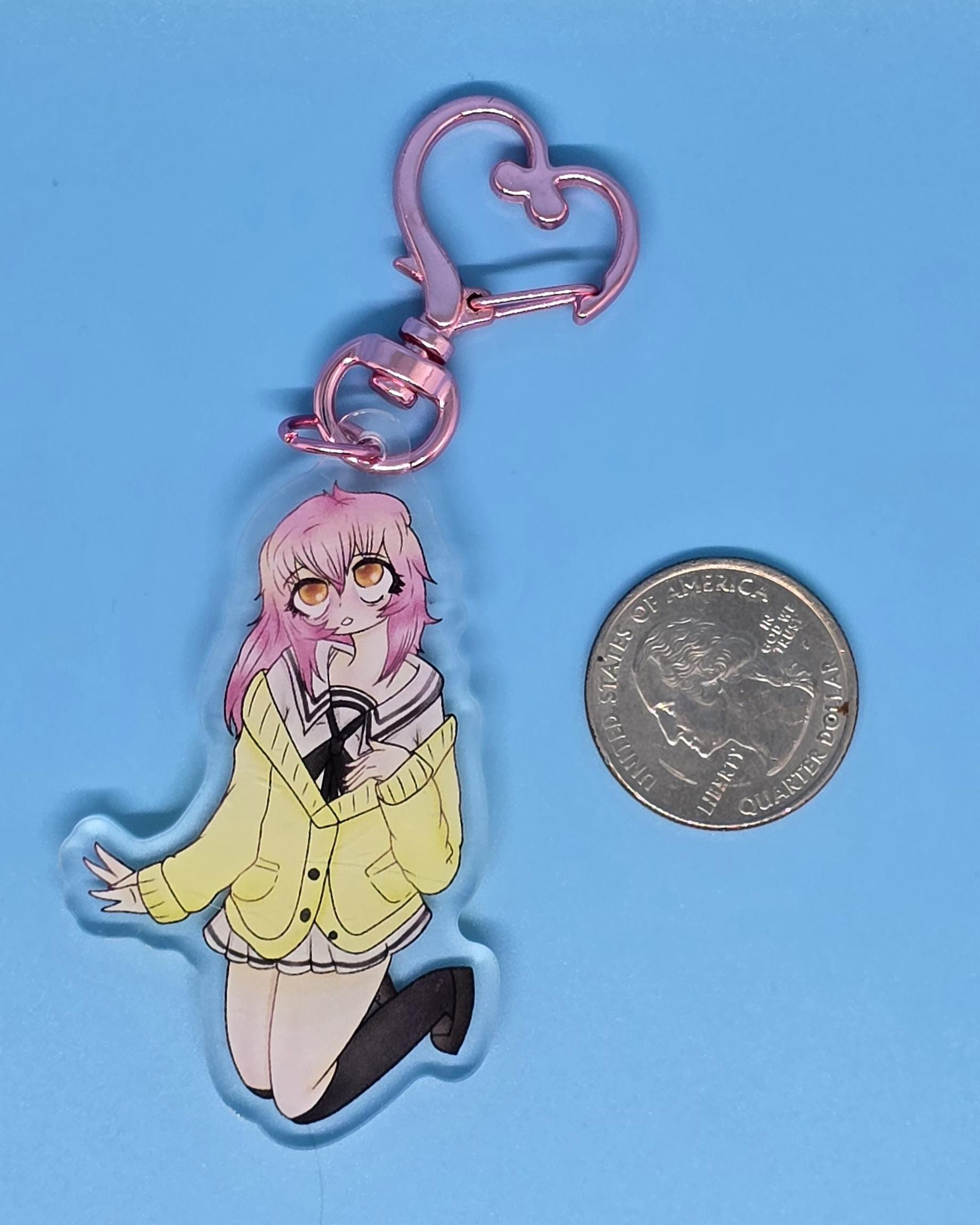 Totono You And Me And Her Aoi Mukou Acrylic Keychain